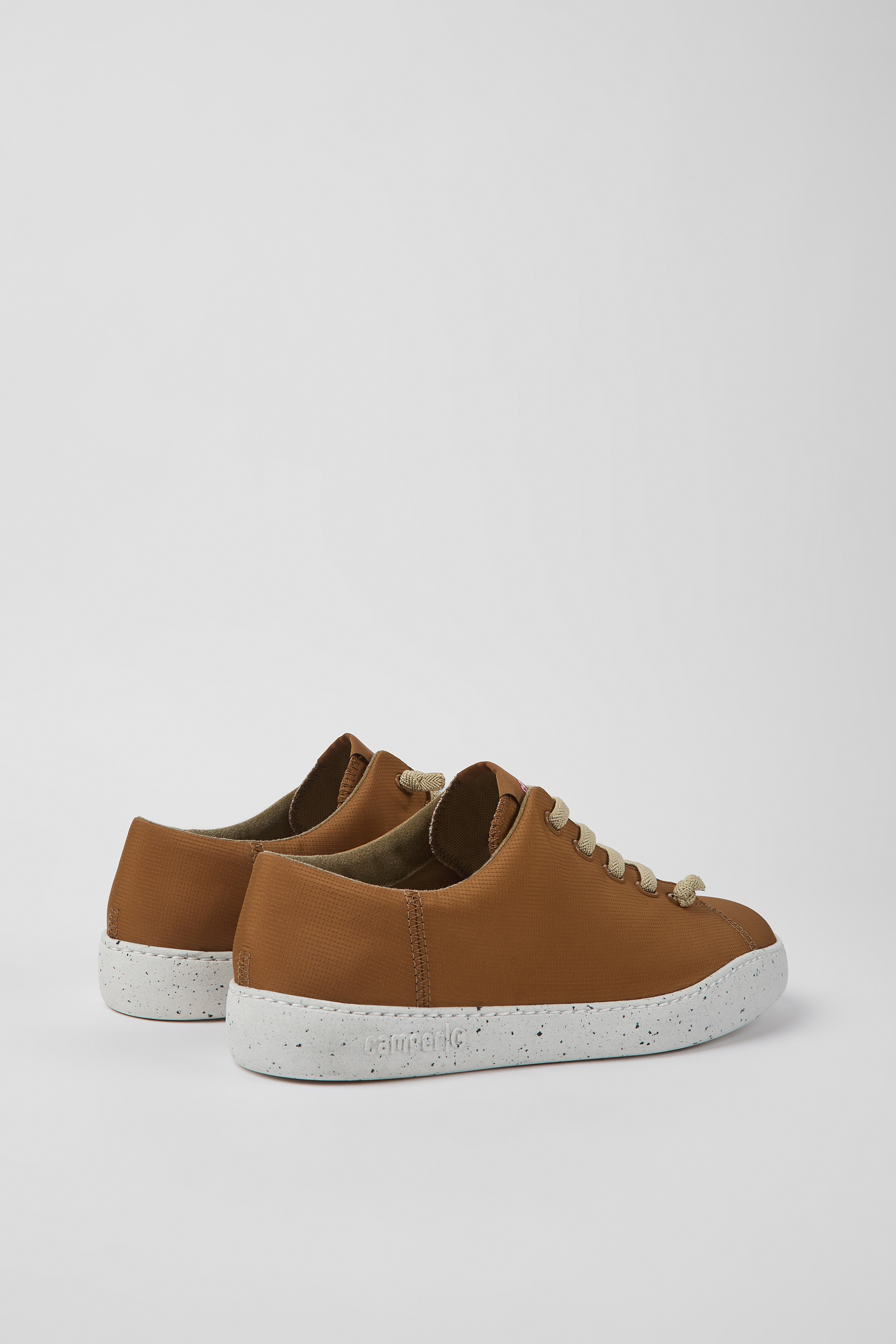 Peu Touring - Brown textile sneakers for men