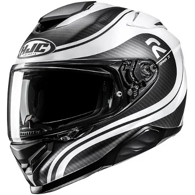 CASCO HJC RPHA 71 CLETA - NEGRO / BLANCO