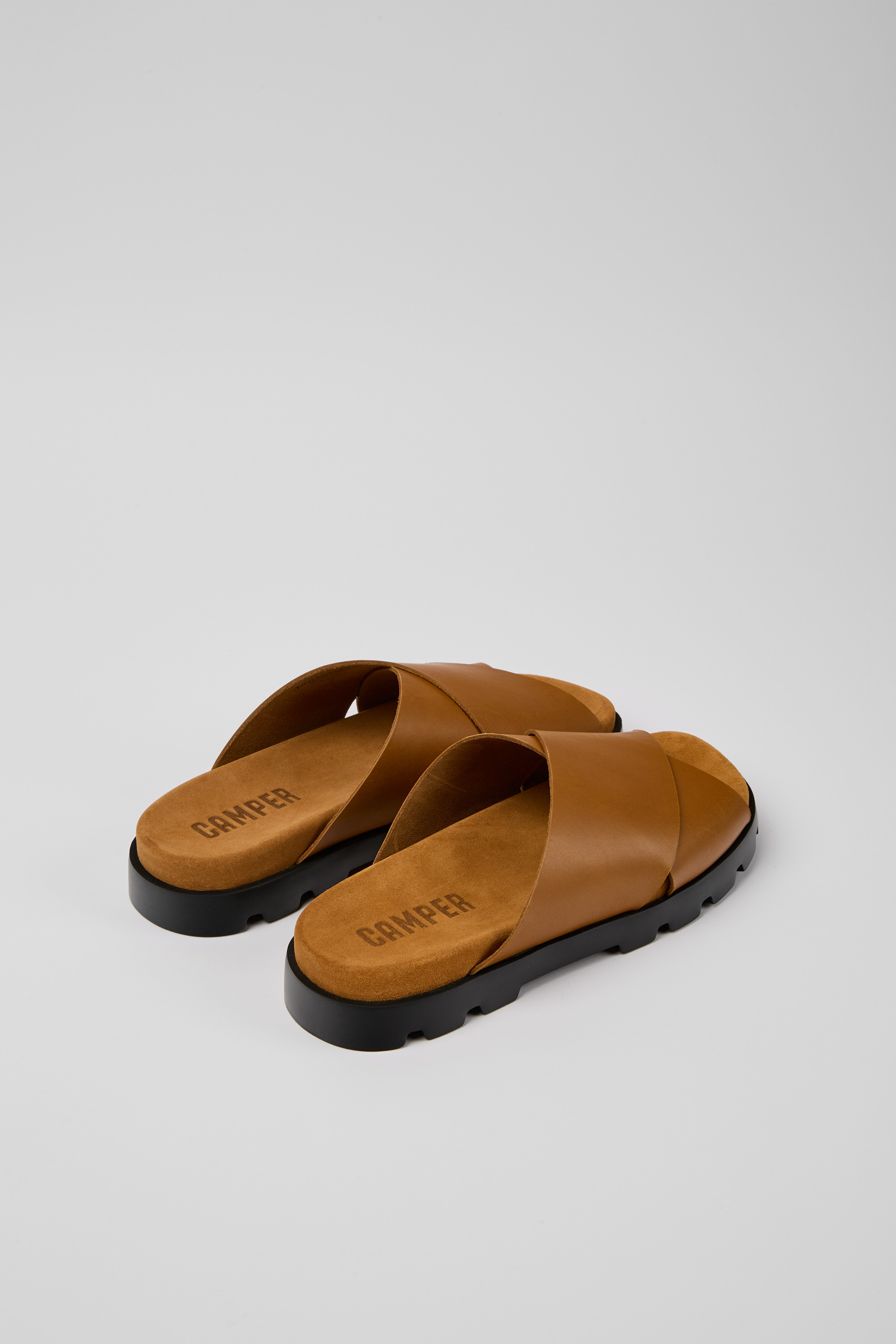 Brutus Sandal - Brown leather sandals for men