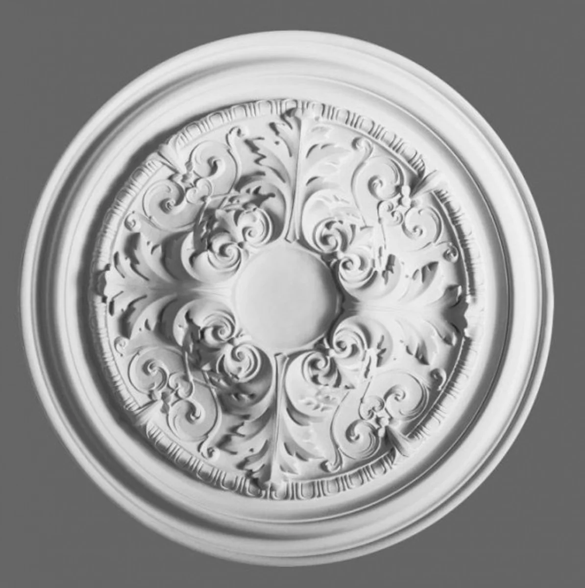 Casa Padrino stucco rose 69.5 x 69.5 cm ceiling Plaster ceiling rose stucco rosette Wall rosette Baroque Nouveau