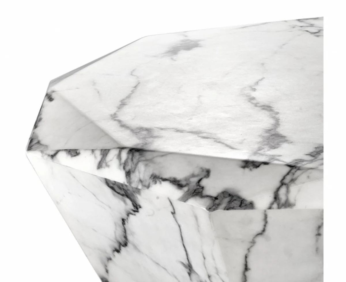 Casa Padrino Art Deco luxury faux marble coffee table - living room coffee table - Luxury Collection