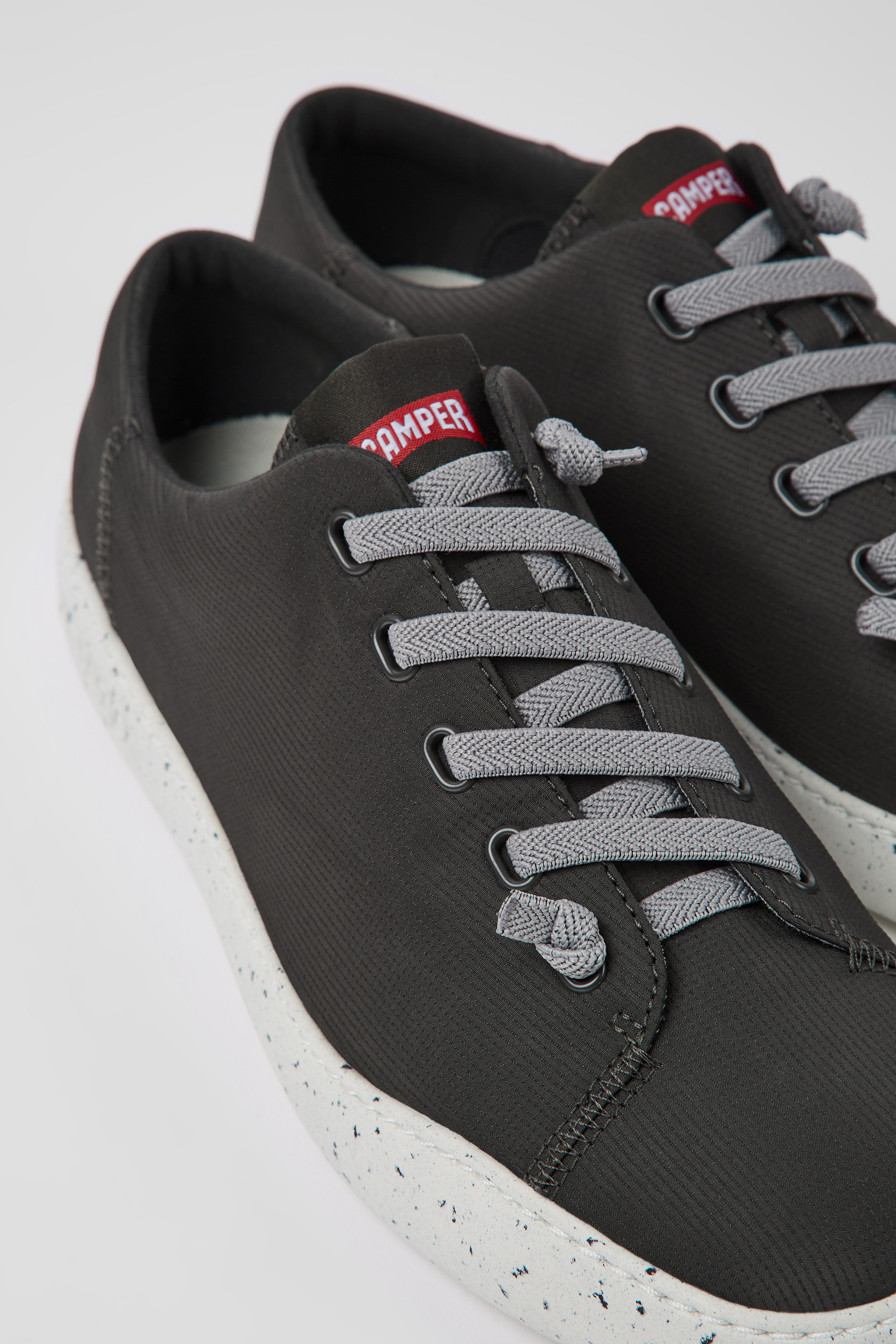 Peu Touring - Gray textile sneakers for men