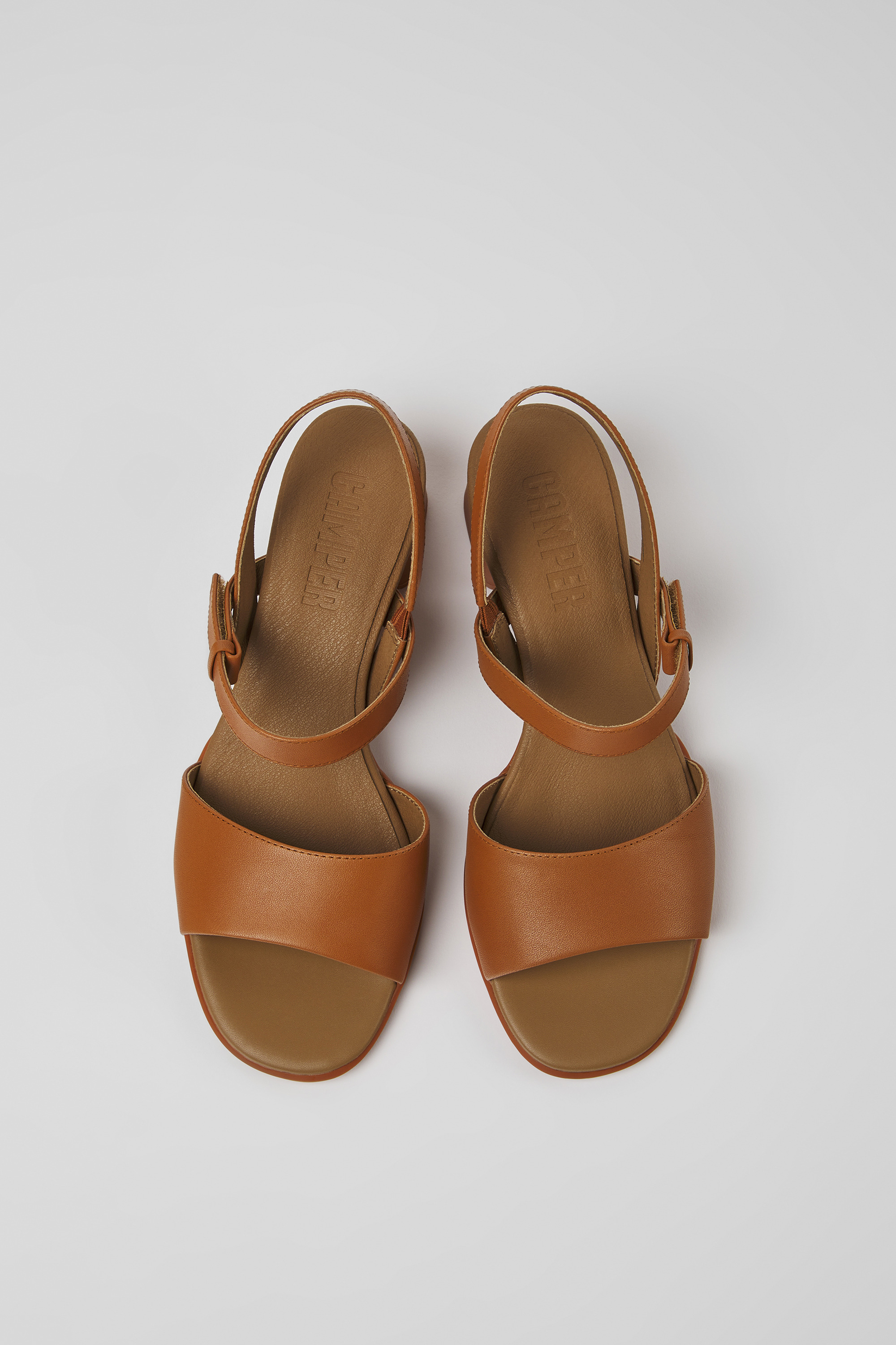 Katie - Women's brown strappy sandal