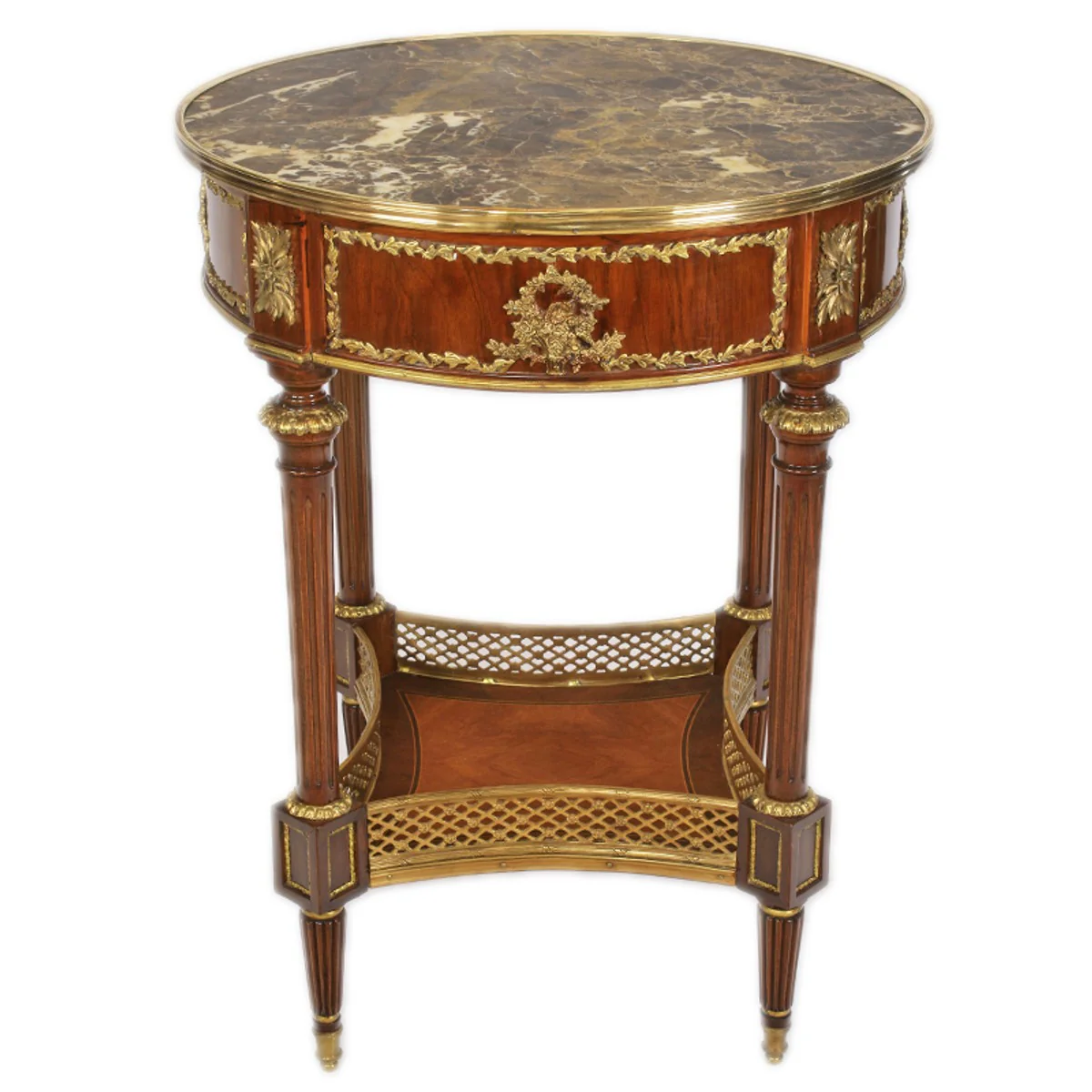 Casa Padrino Baroque side table with marble top - luxury side table