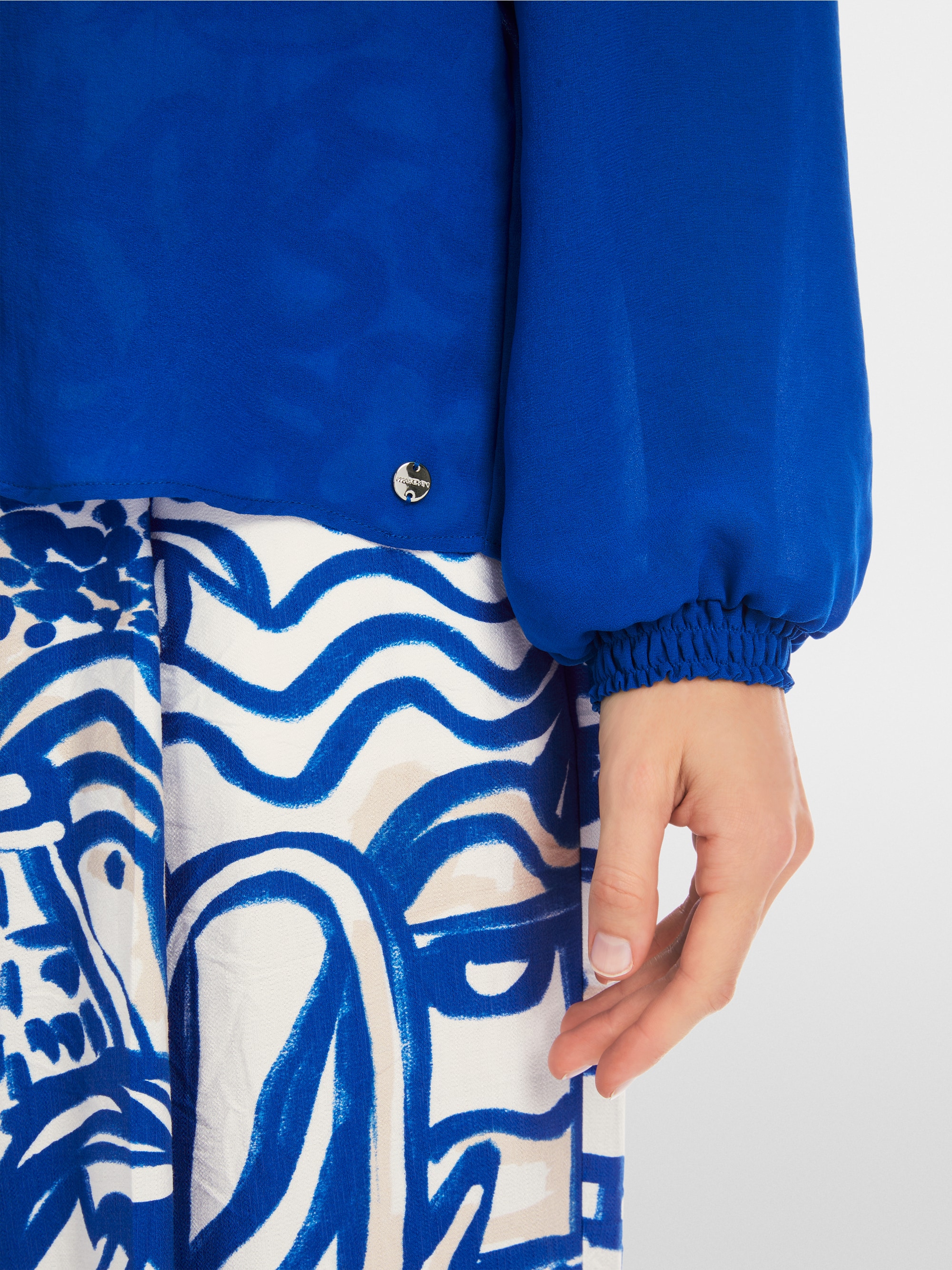 Marc-Cain Rethink Together ruched blouse