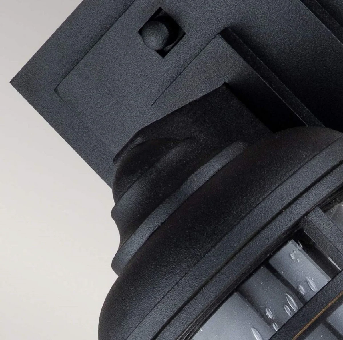 Casa Padrino l¨¢mpara de pared de exterior de lujo negro A. 29,2 cm - Iluminaci¨®n exterior de lujo