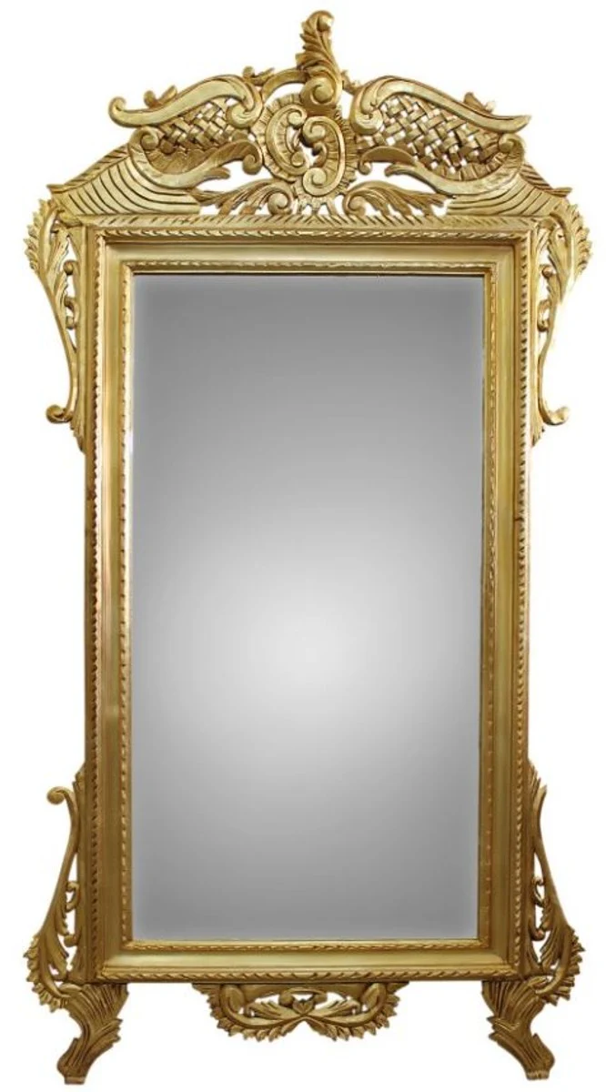 Casa Padrino luxury baroque wall mirror gold 110 x H. 210 cm - Noble & Sumptuous