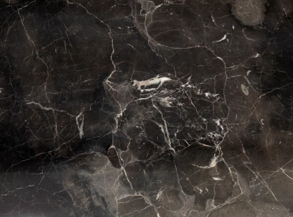 Casa Padrino Art Deco luxury coffee table nickel with marble top 160 x 78 x H. 40 cm - living room coffee table - Hotel Furniture