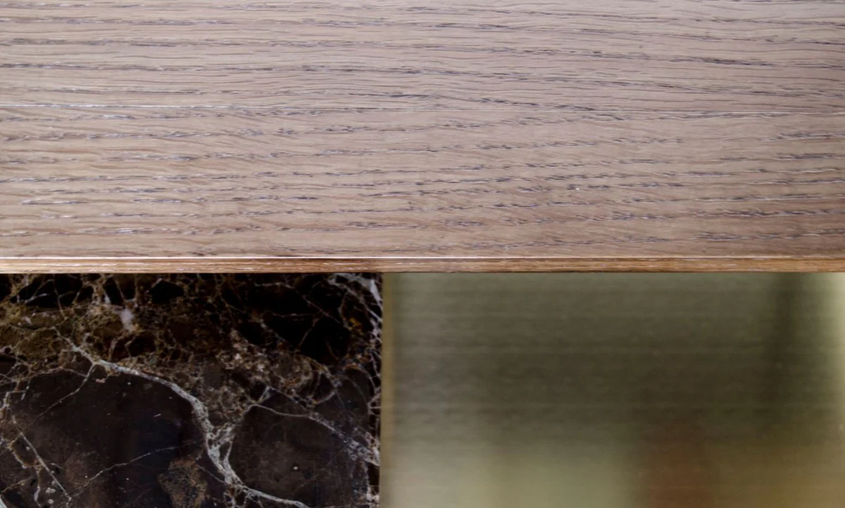 Casa Padrino mesa de centro de lujo oro 60 x 60 x H. 36,5 cm - Mesa de Centro de Diseño