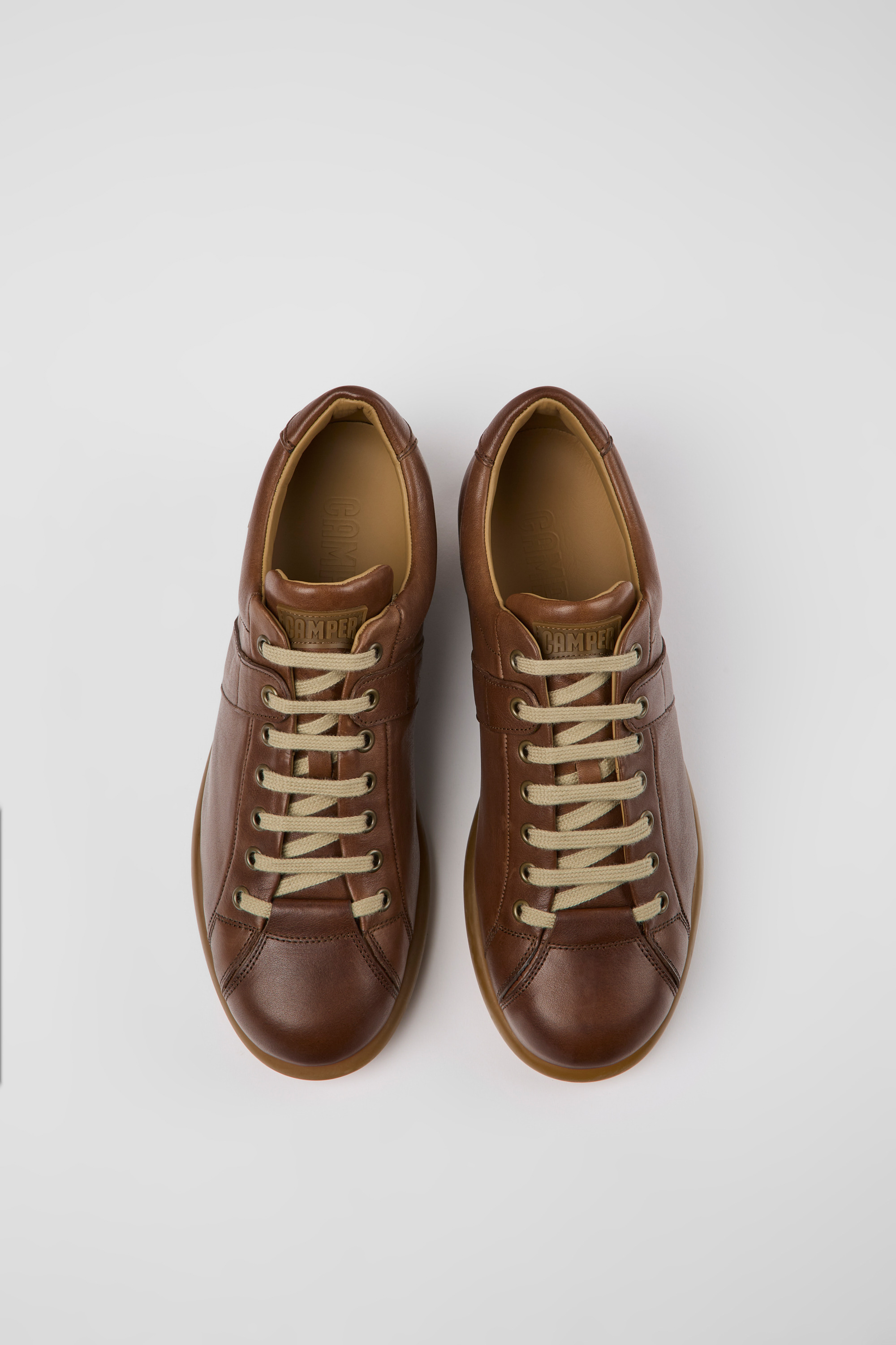 Pelotas - Light brown vegetable tanned leather shoes