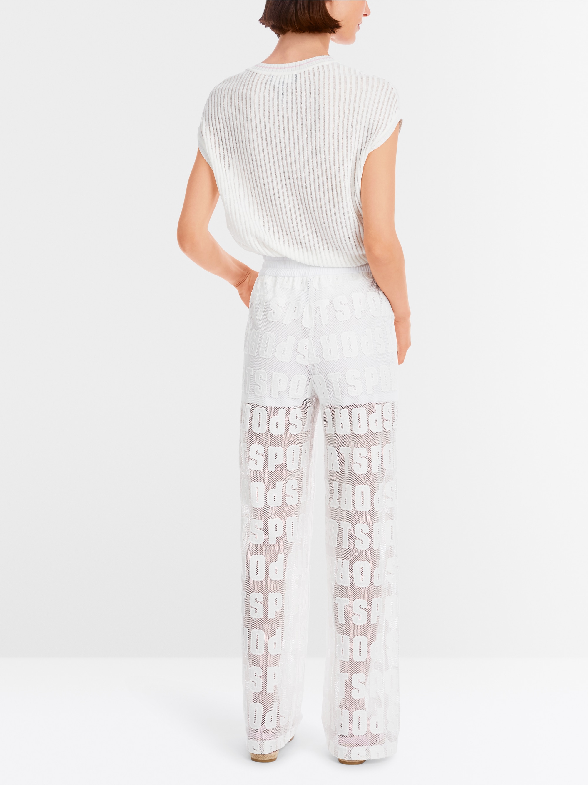Marc-Cain WASHINGTON semi-transparent trousers