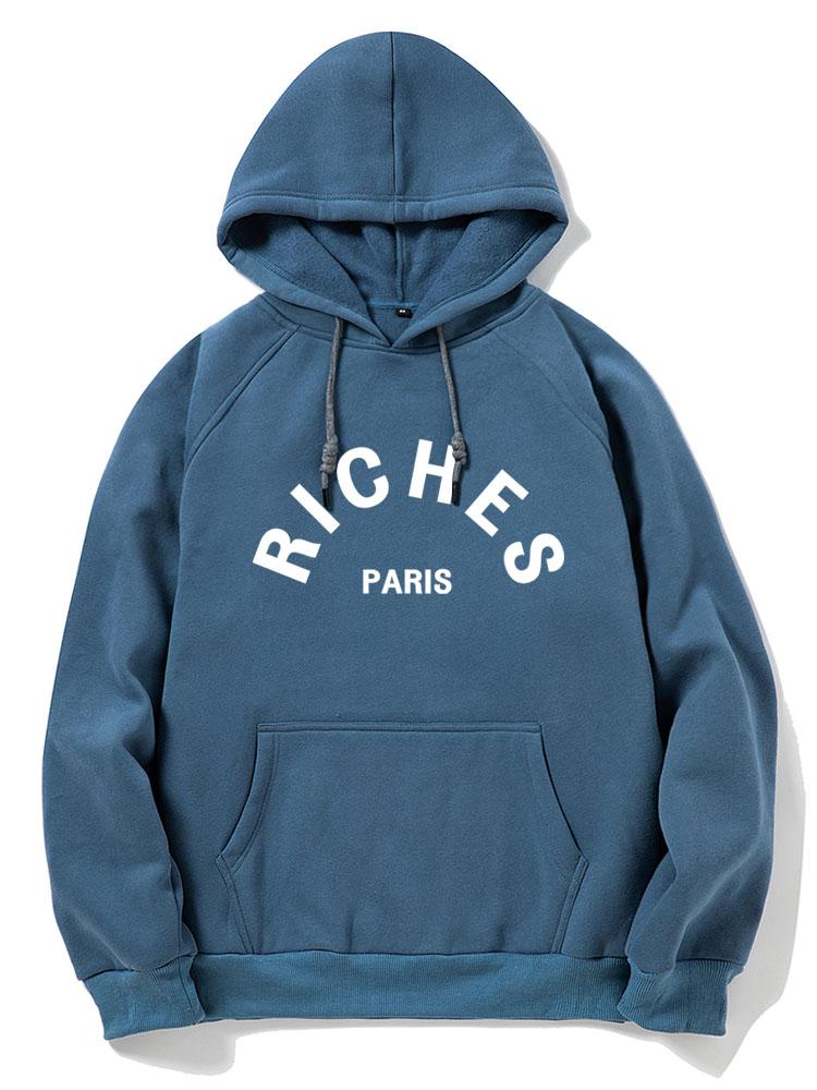 Rich Paris Print Hoodie