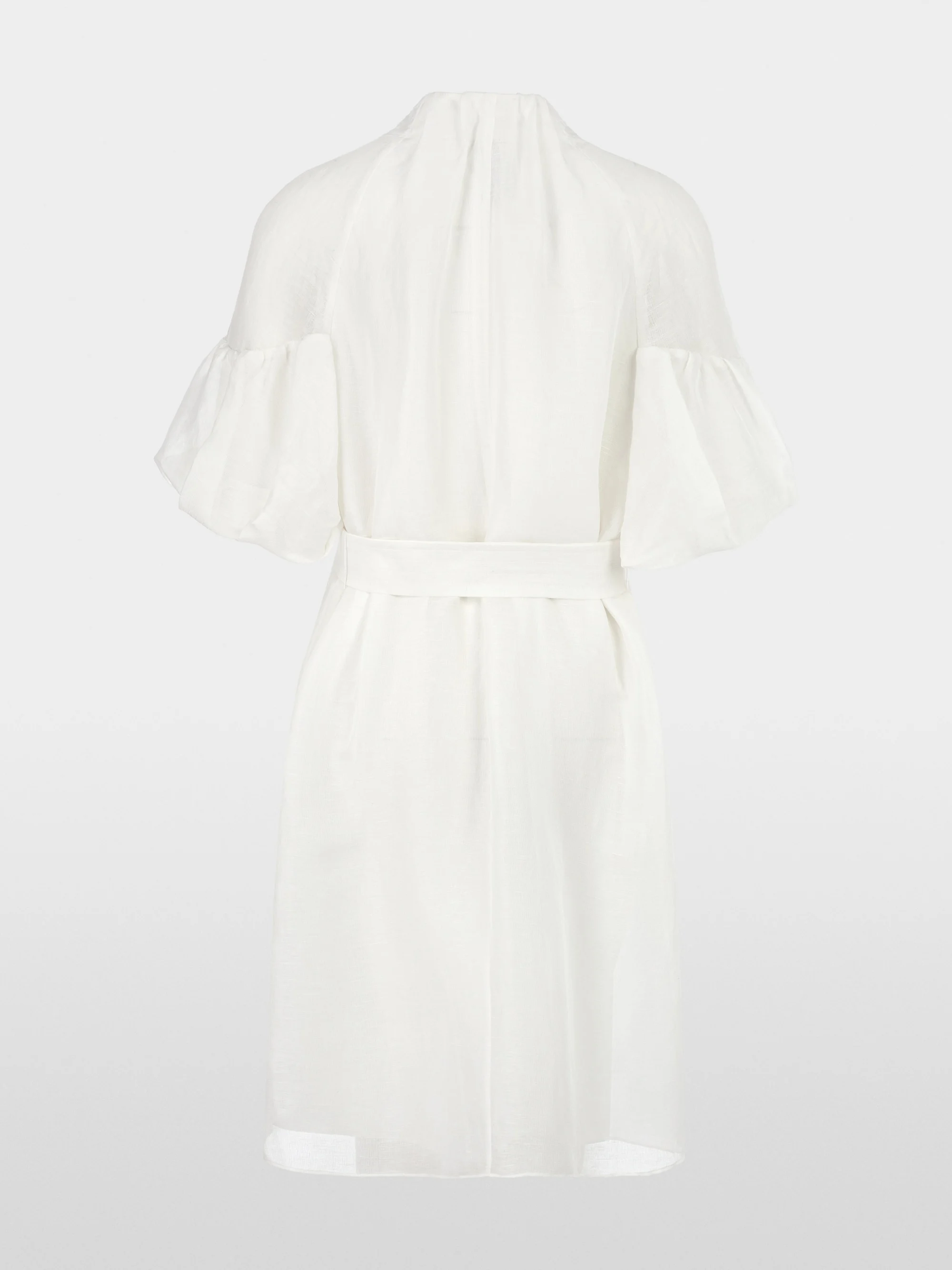 Marc-Cain Plain mini dress with balloon sleeves