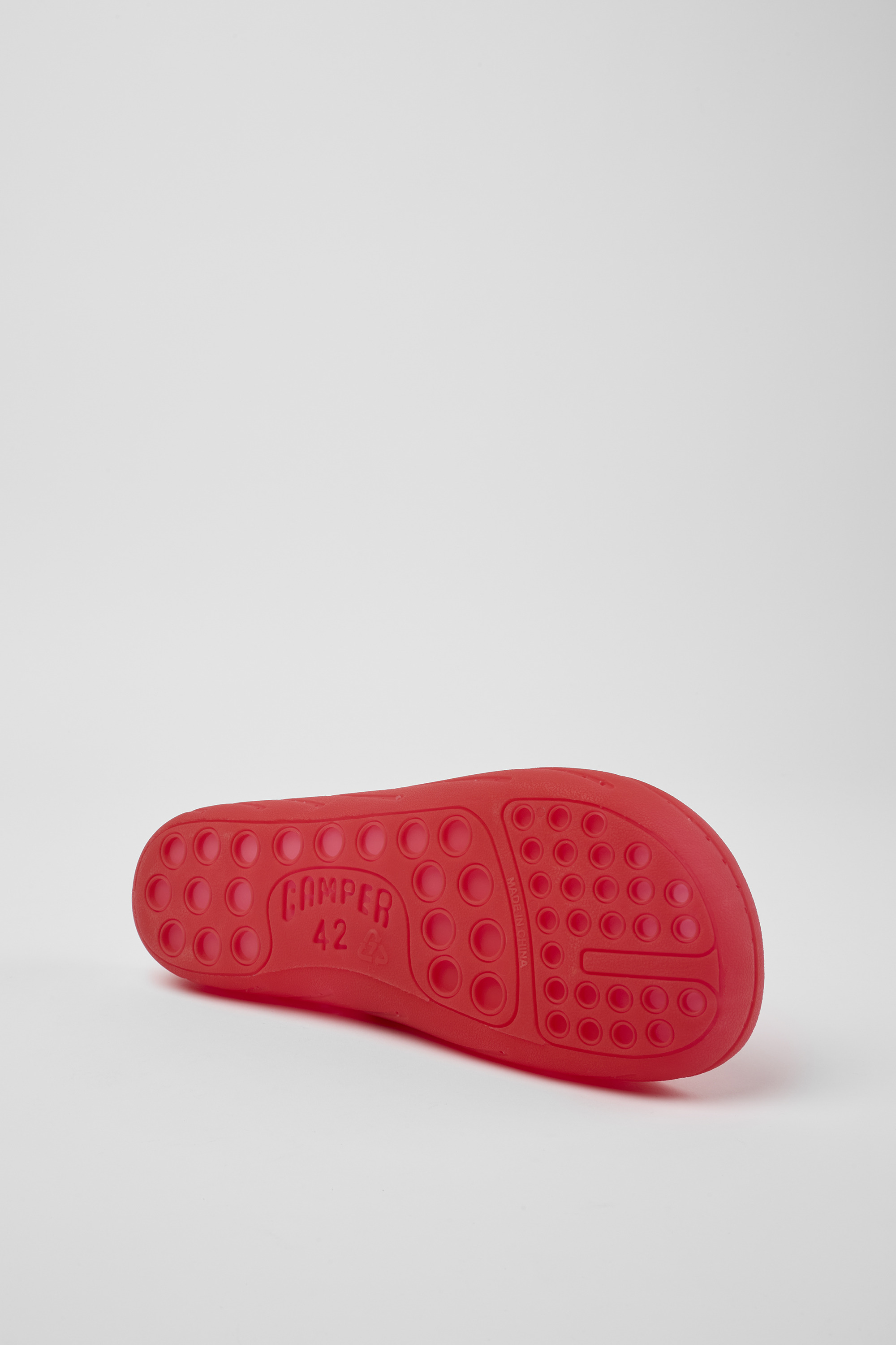 Wabi - Red monomaterial sandals for men