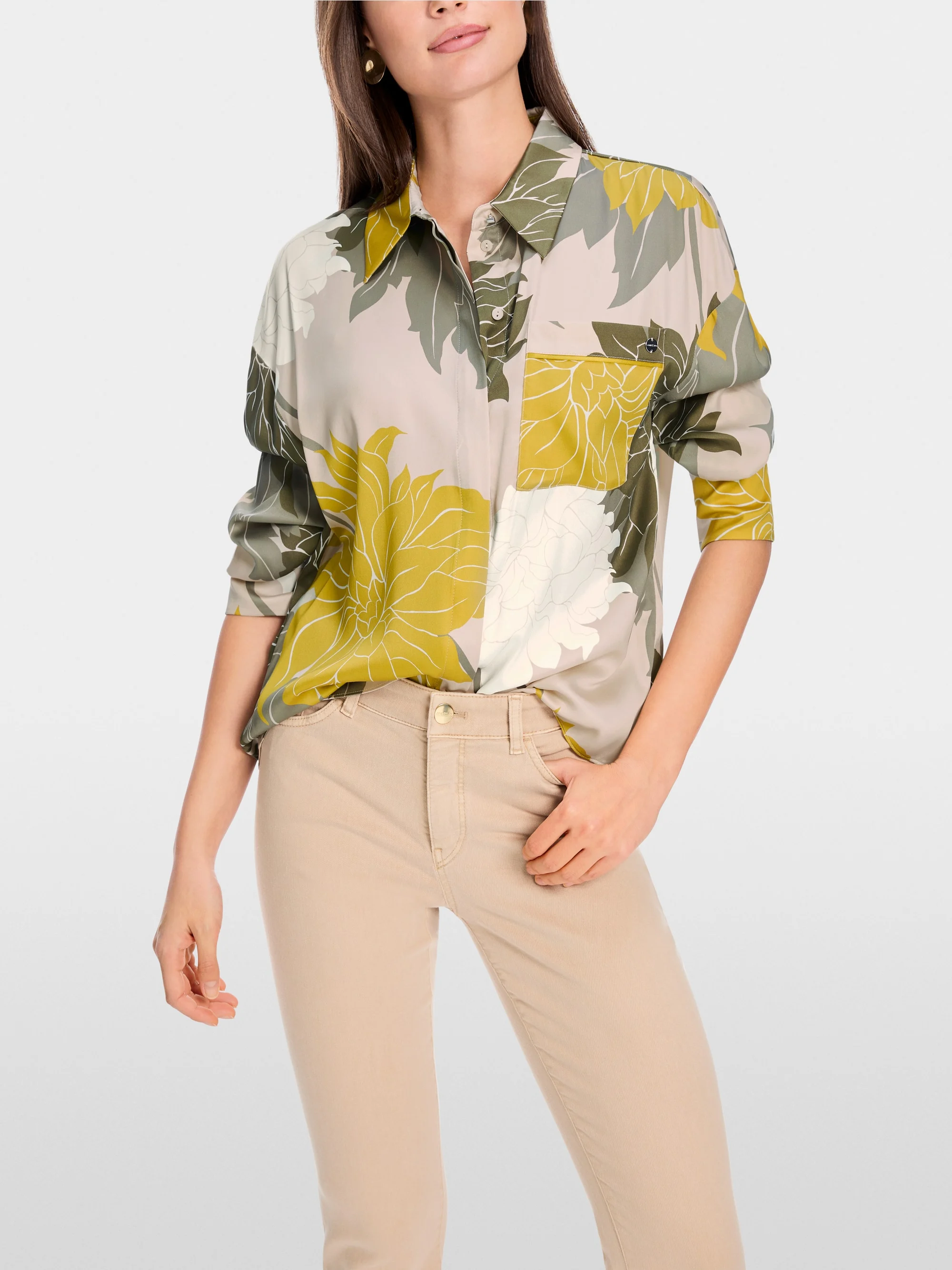 Marc-Cain Blouse with floral pattern