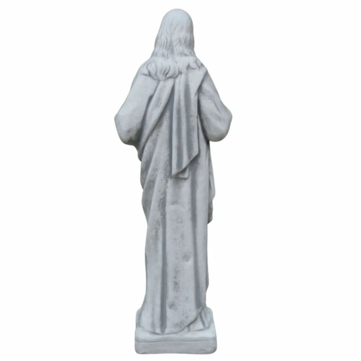 Casa Padrino Escultura de Decoraci¨®n de Jard¨ªn Art Nouveau Jes¨²s Gris A. 80 cm - Figura de Jard¨ªn
