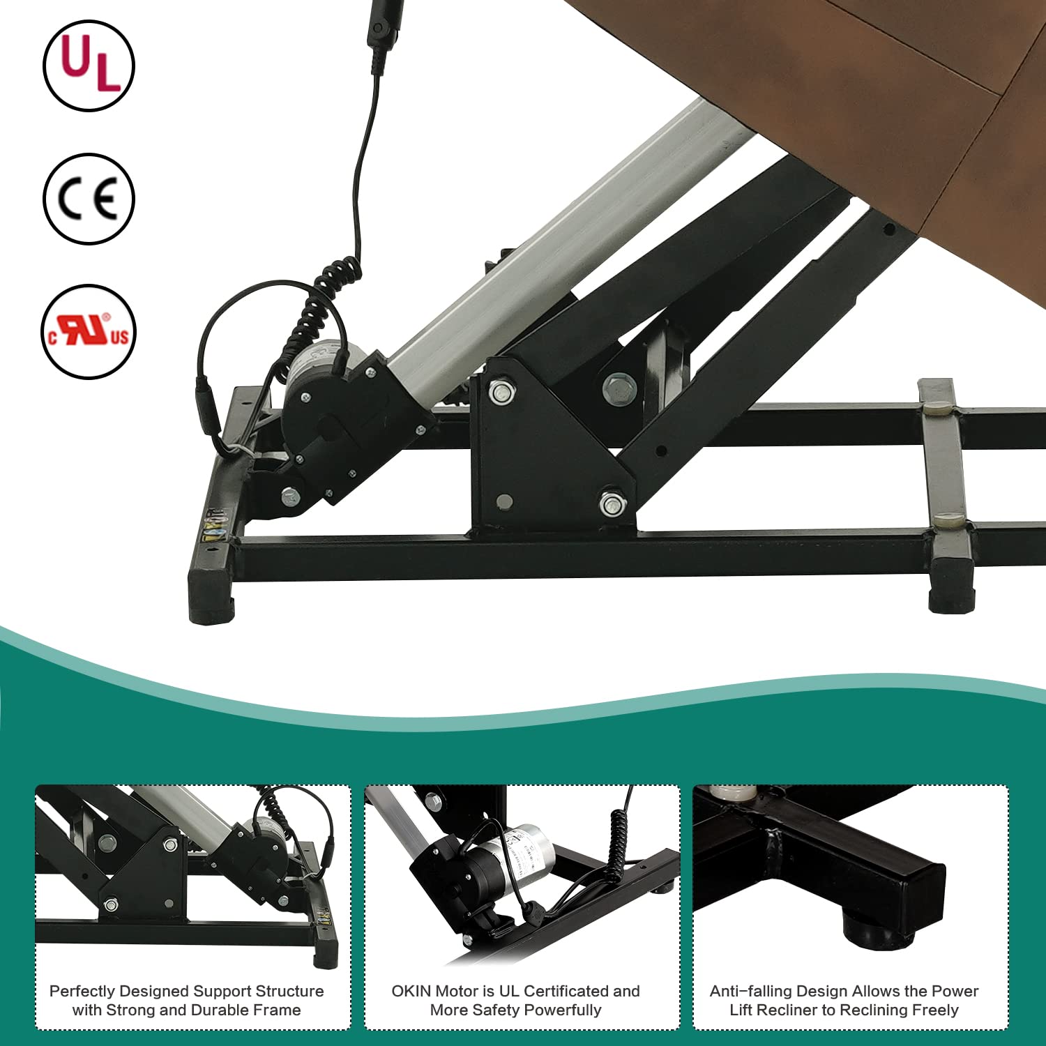 Clearance Sale Luxury Lift Chair Recliner with Heat and Massage