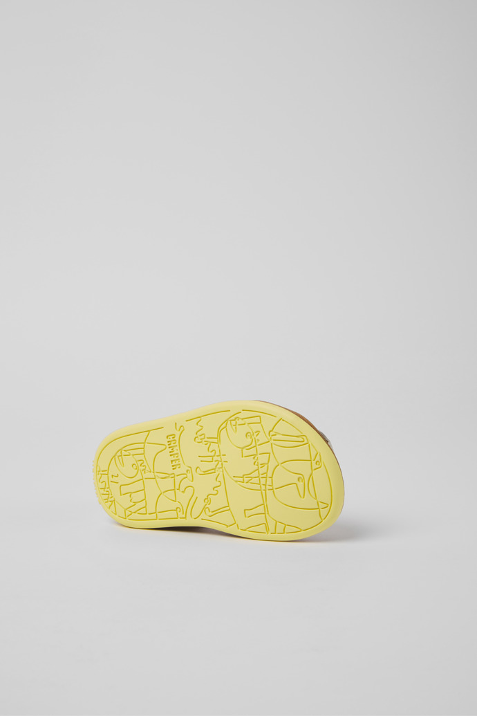 Bicho White leather sandals for boys