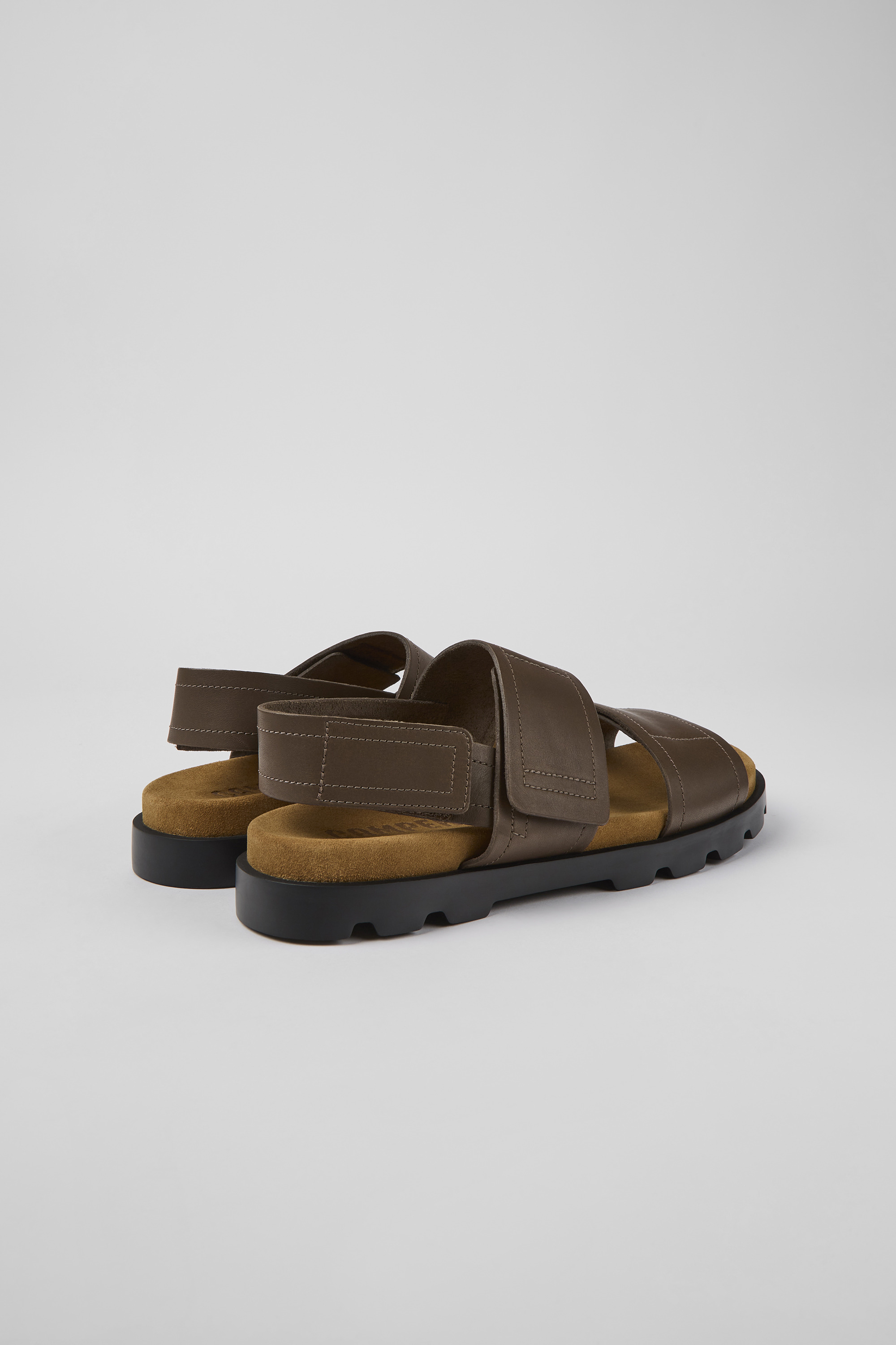 Brutus Sandal - Brown leather sandals for men