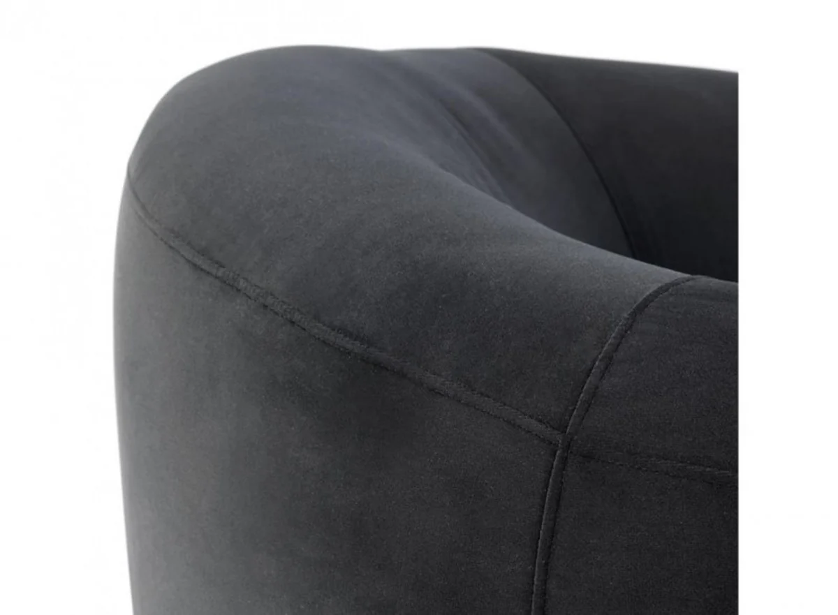 Casa Padrino luxury art deco hotel armchair black - Luxury Quality