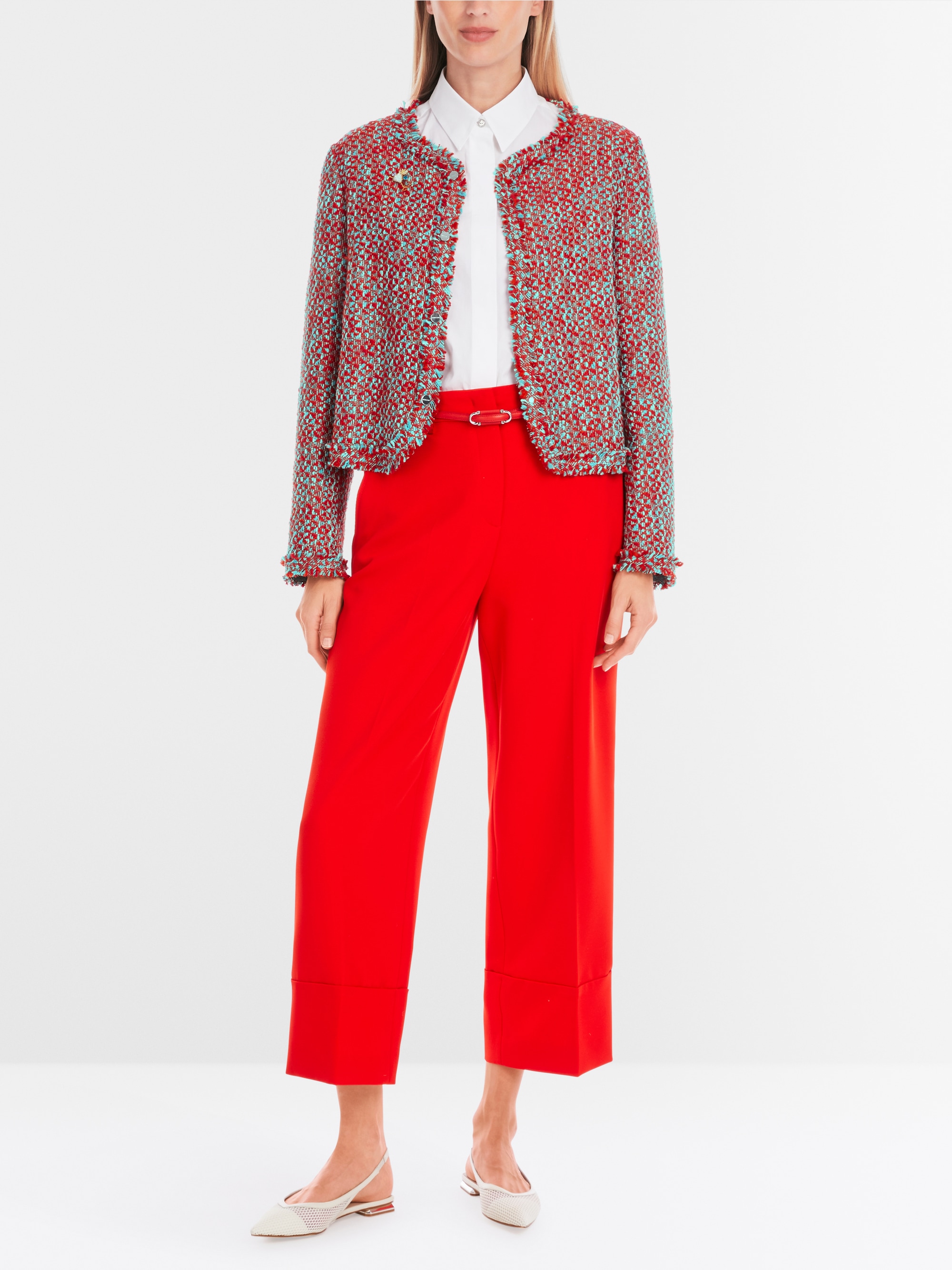 Marc-Cain Bolero in melé - 100% cotton