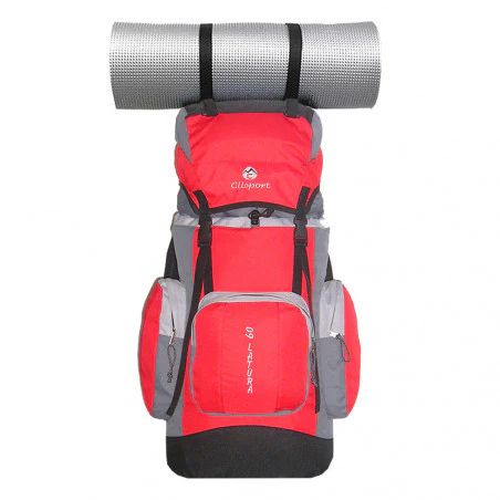 Mochila de trekking Clisport LATURA 60L roja