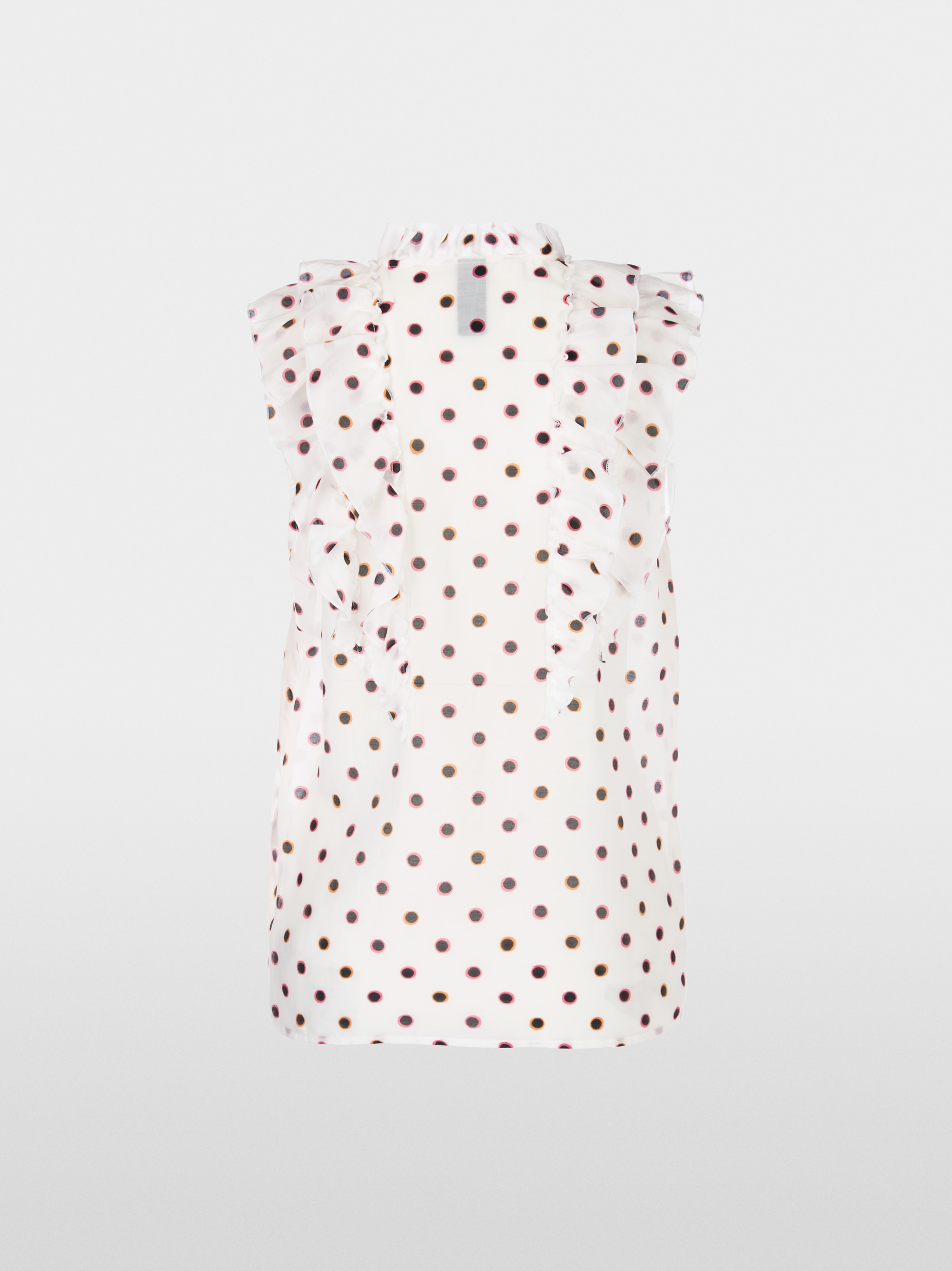 Marc-Cain Ruffled Blouse with Polka Dots