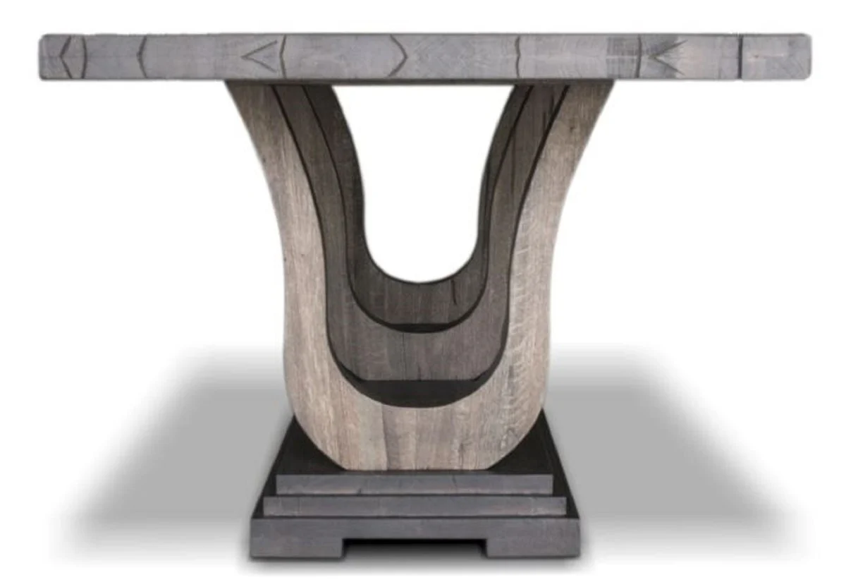 Casa Padrino mesa de comedor de madera maciza de lujo A. 77 cm - Diferentes Colores y Tama?os - Mesa de cocina de madera maciza con aspecto r¨²stico - Muebles r¨²sticos de madera maciza