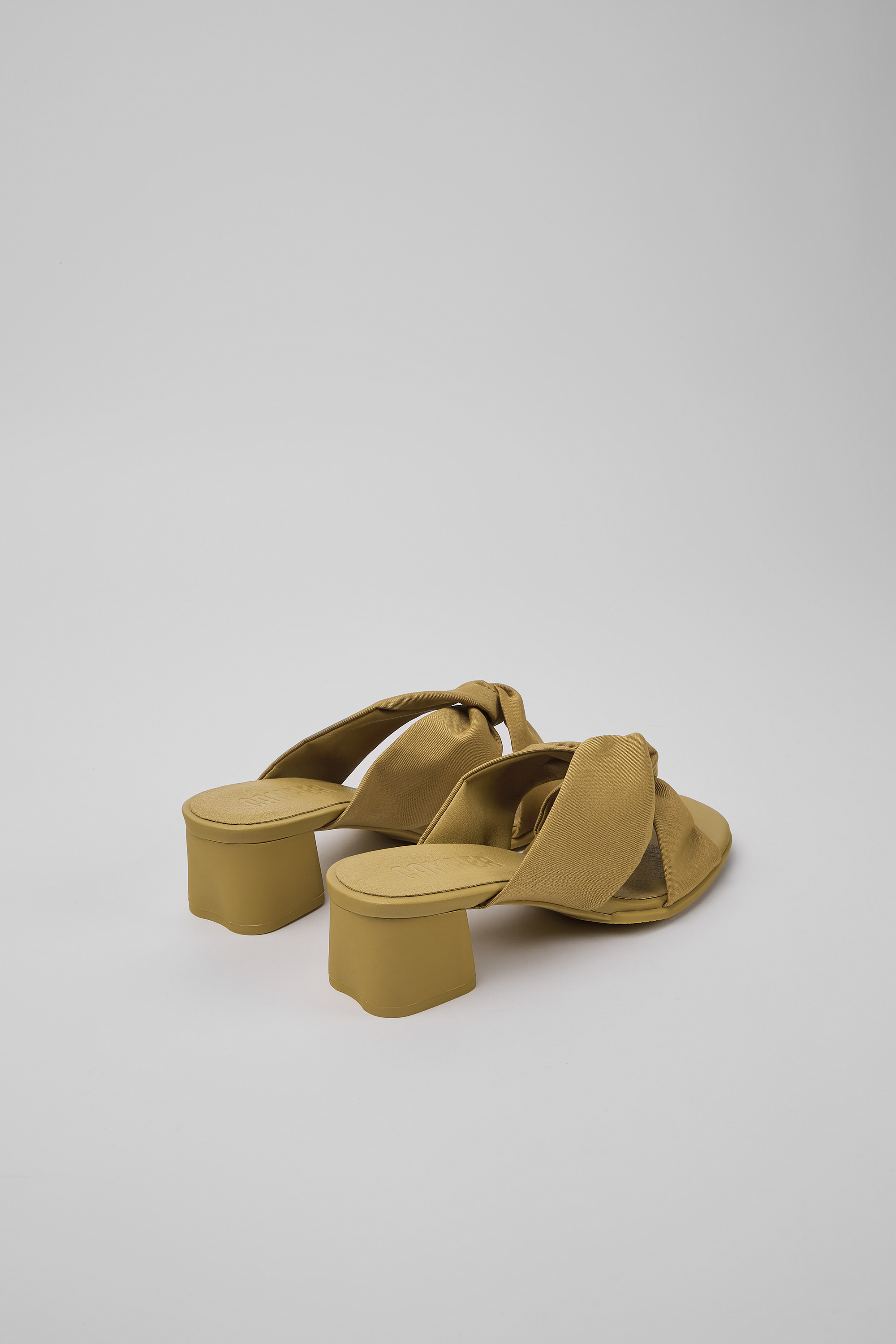 Katie - Brown recycled PET sandals for women