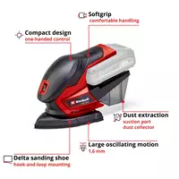 Cordless Multiple Sander TE-OS 18/150 Li Solo