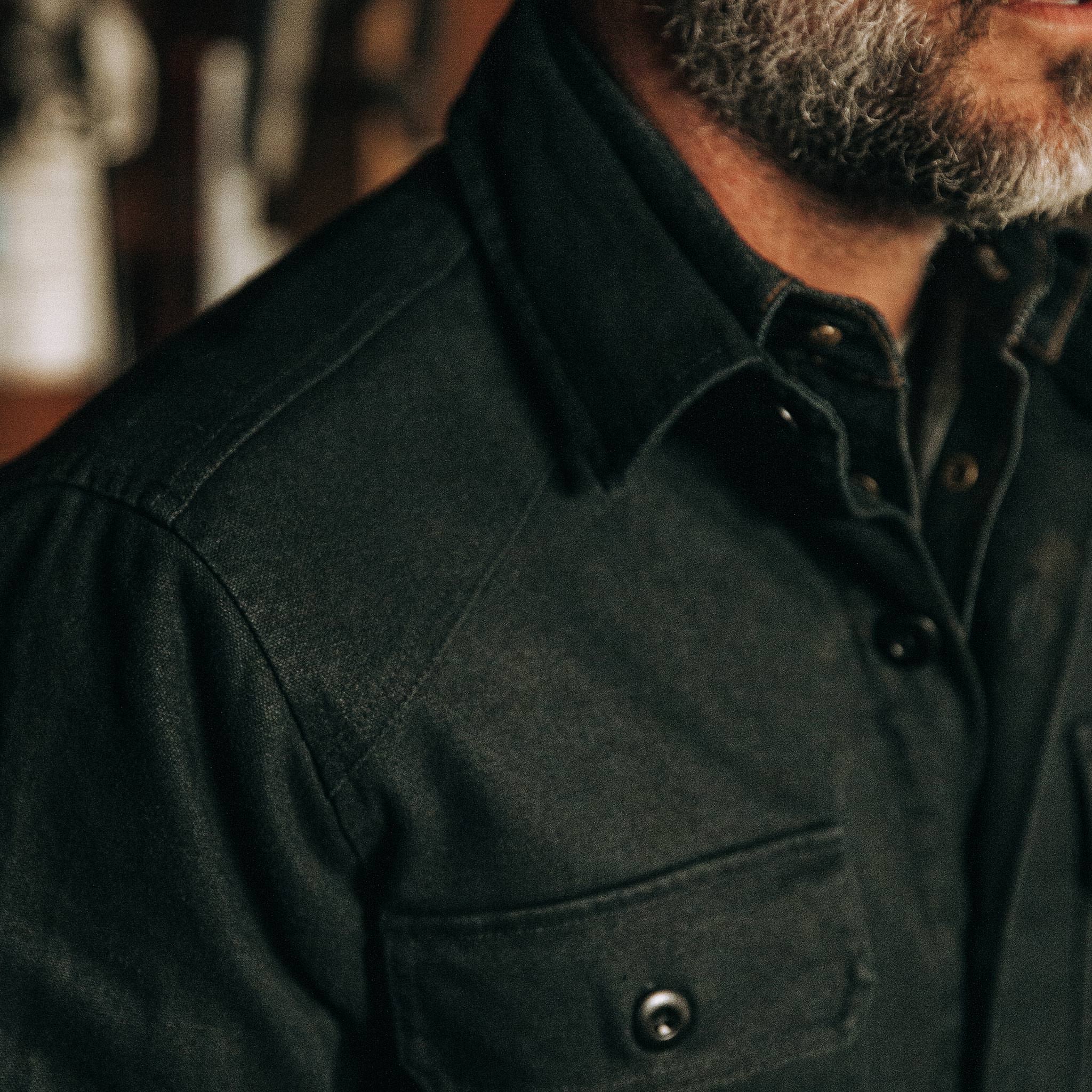 The Lined Shop Shirt in Coal Boss Duck