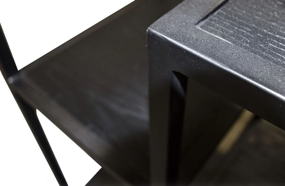 Casa Padrino estanter¨ªa de dise?o negro 80 x 40 x H. 210 cm - calidad de lujo