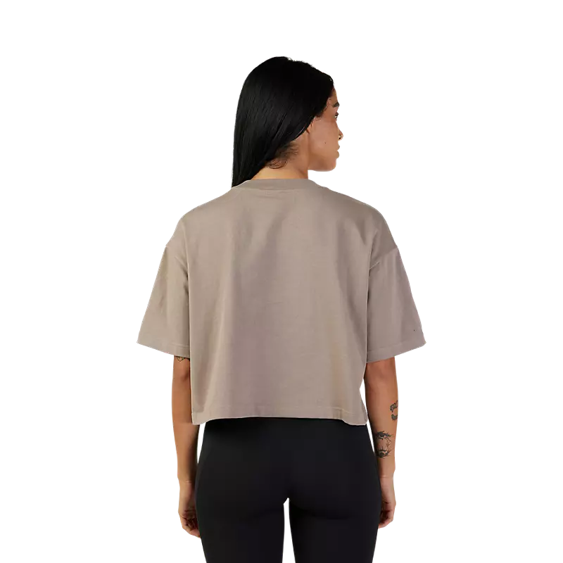 Womens Wordmark Premium Crop Tee