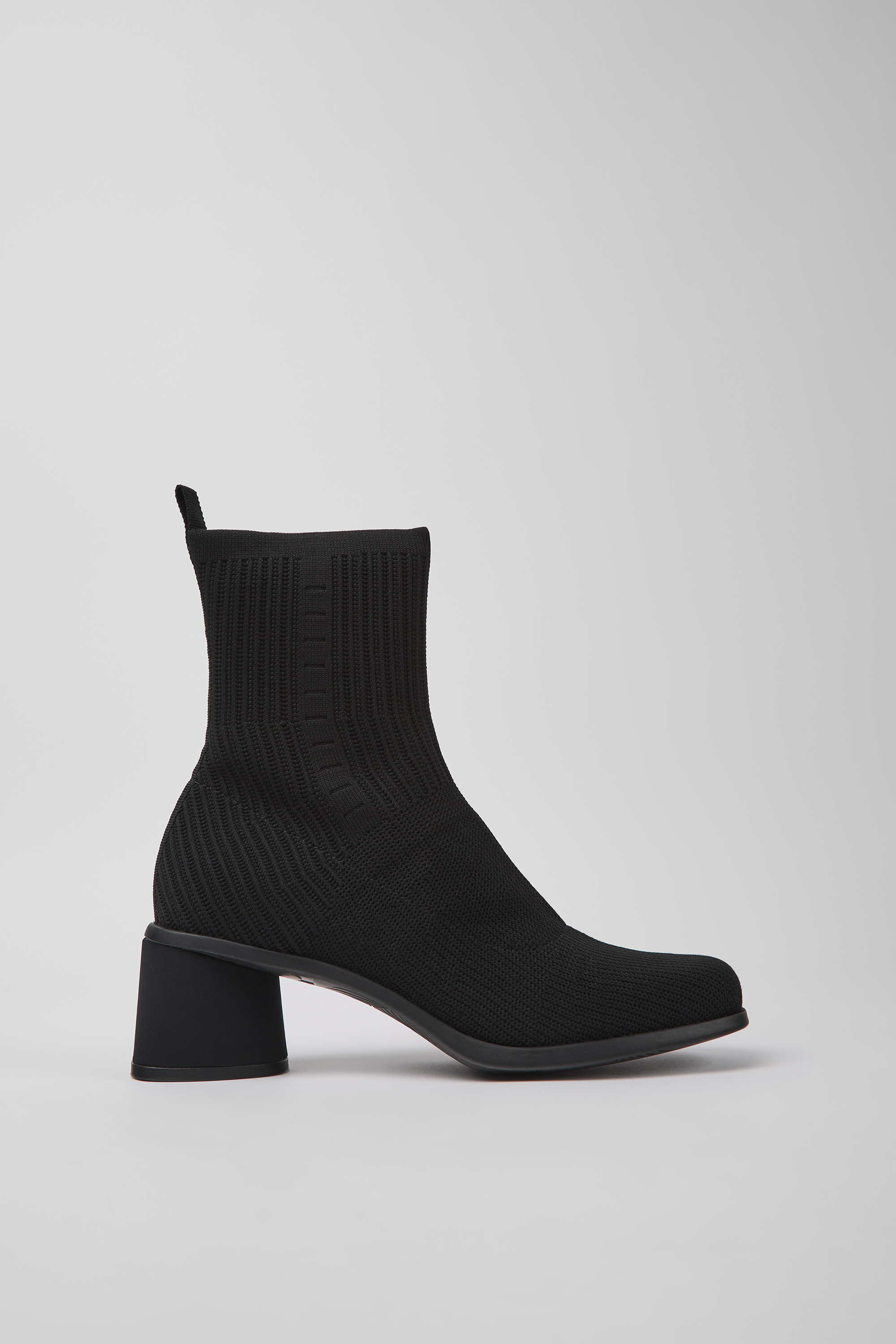 Kiara - Black textile boots for women
