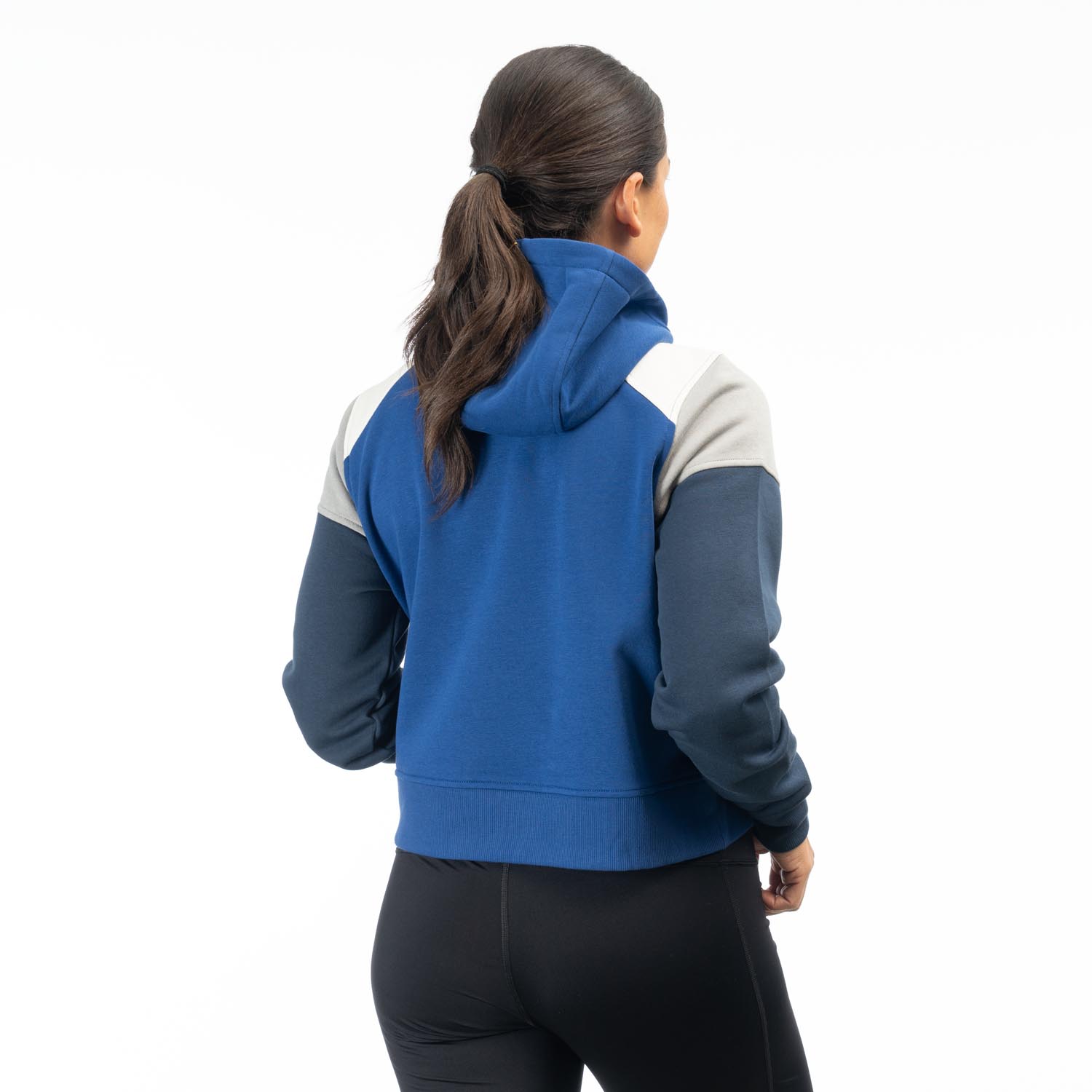 Huntley Pullover 1/4 Zip Crop Hoodie