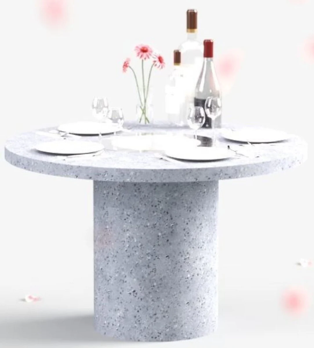 Casa Padrino mesa de comedor de lujo con chimenea de bioetanol ? 120 x A. 75 cm - Varios Colores - Mesa de comedor - Mesa de jard¨ªn - Muebles de comedor - Muebles de jard¨ªn - Muebles de lujo