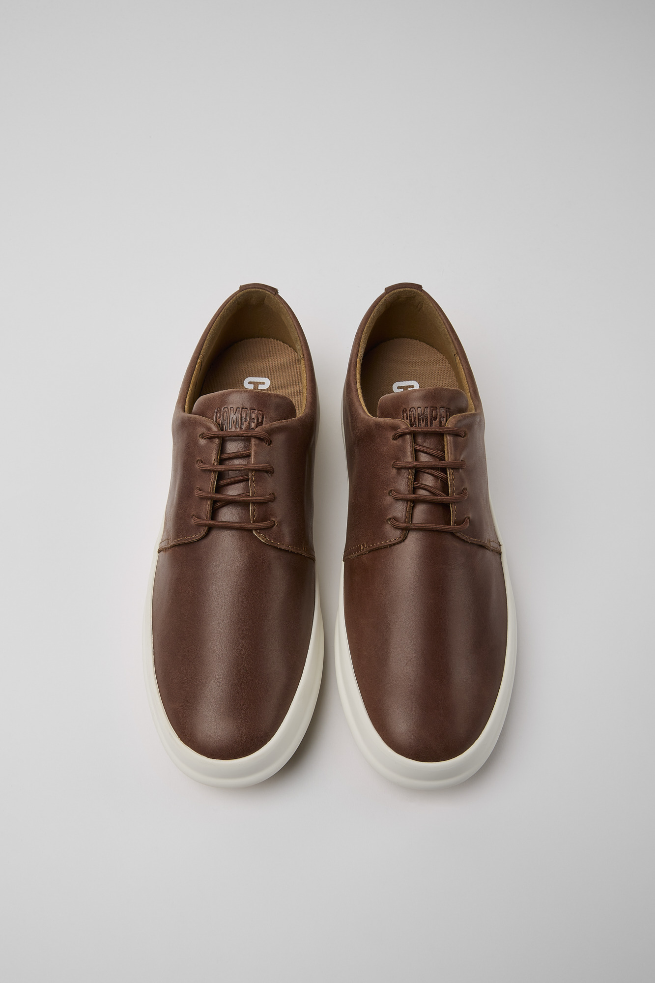 Chasis - Brown leather shoes for men