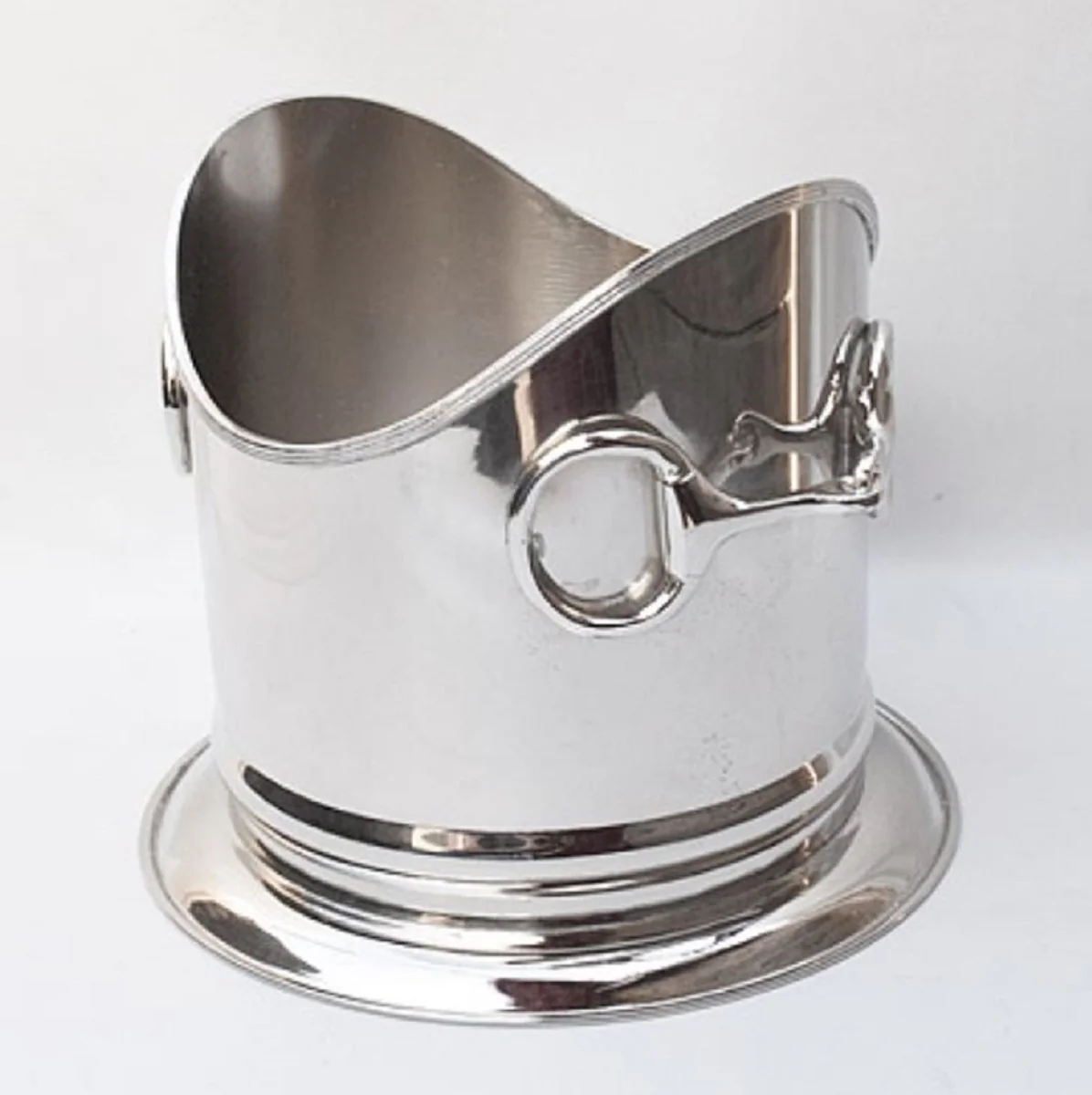 Casa Padrino refrigerador de vinos de lujo plateado 24 x H. 21 cm - colección de restaurantes del hotel