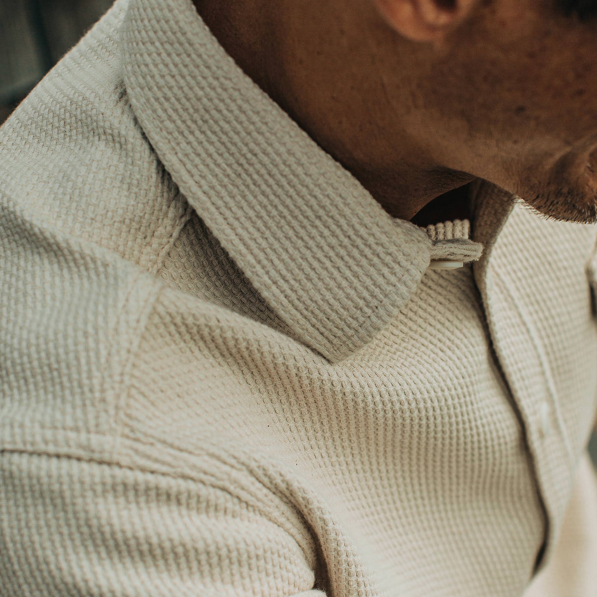 The Cash Shirt in Natural Sashiko