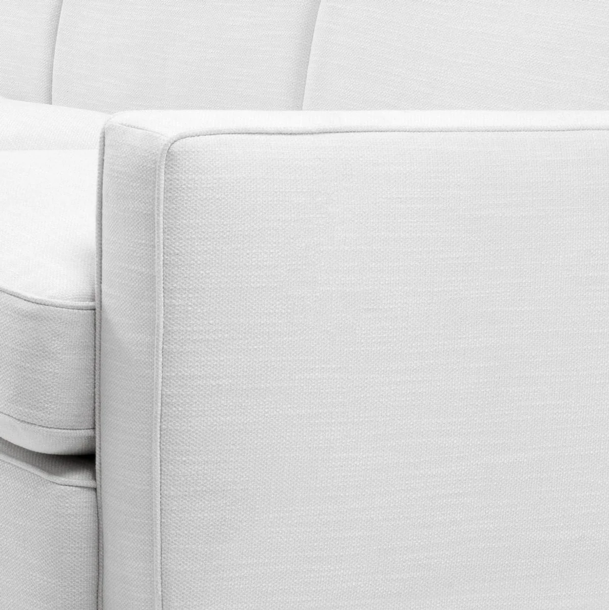 Casa Padrino sof¨¢ de sal¨®n de lujo blanco / negro 229 x 94 x A. 82 cm - Muebles de Sal¨®n de Lujo