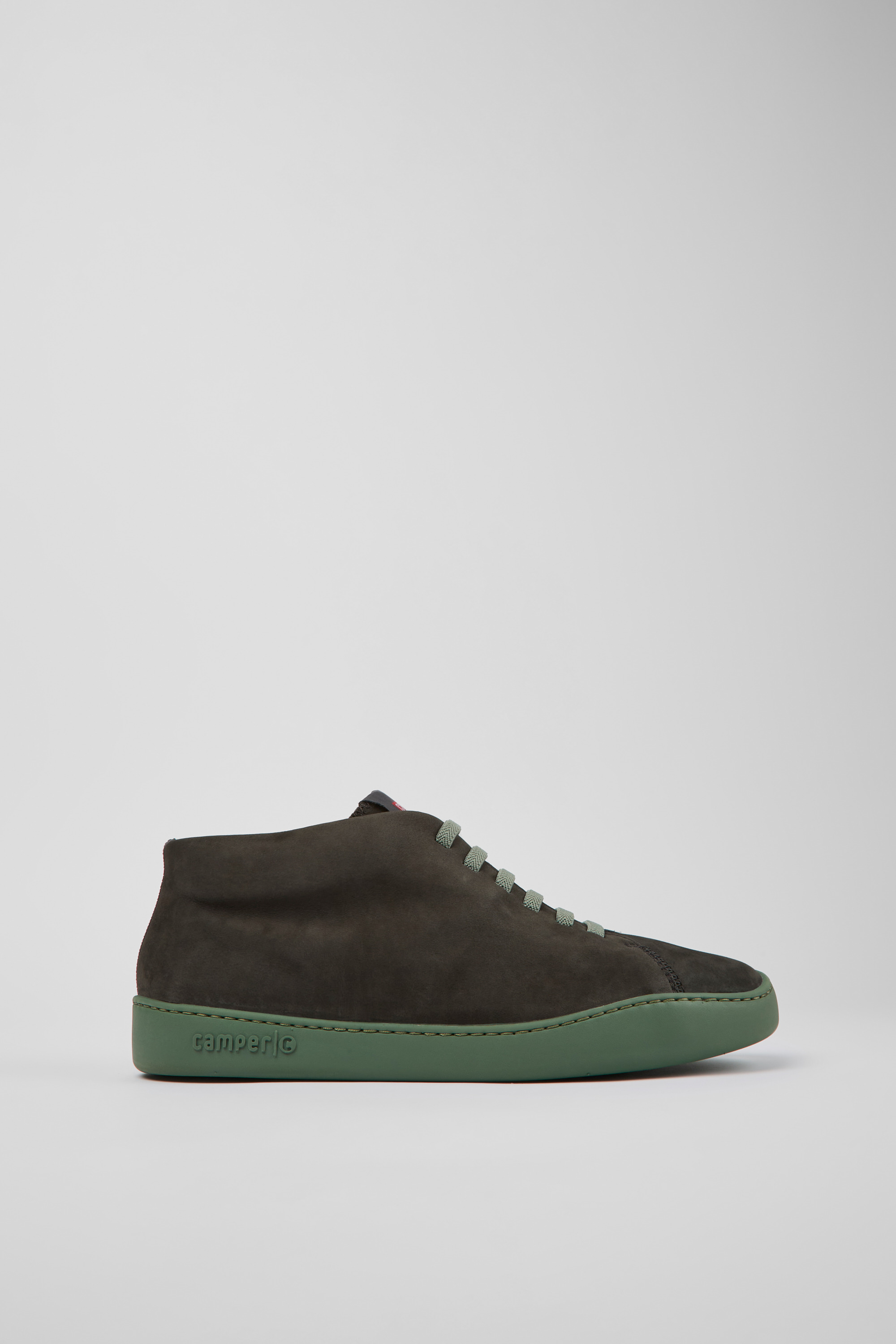 Peu Touring - Gray nubuck sneakers for men