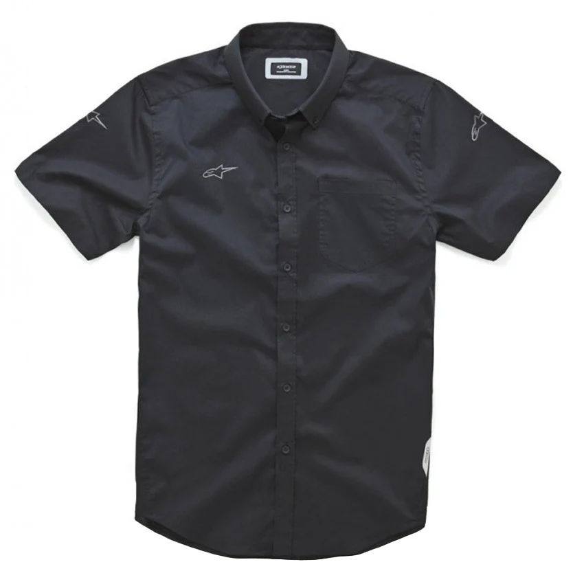 CAMISA ALPINESTARS AERO SHORT SLEEVE NEGRO
