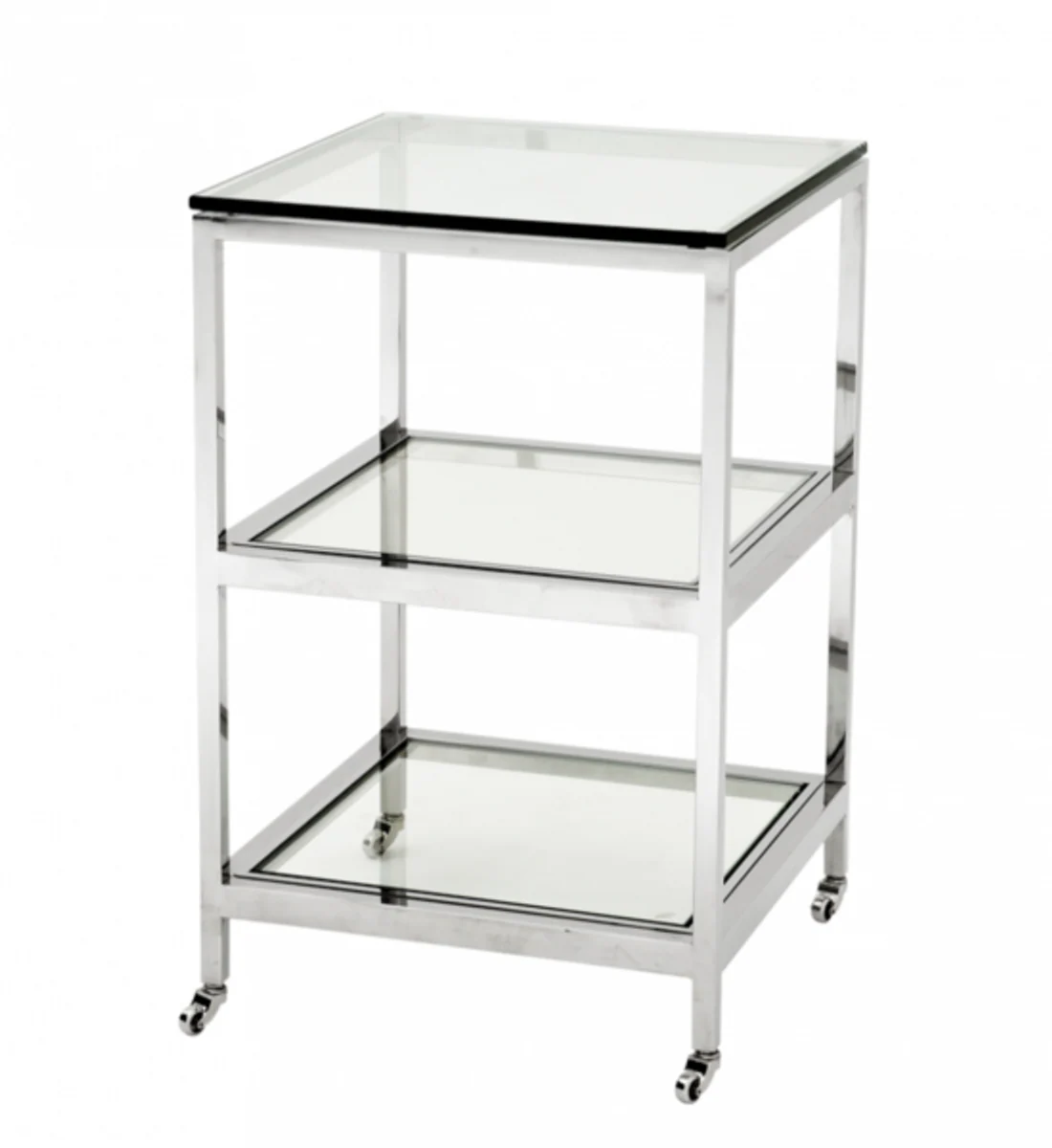 Casa Padrino luxury art deco designer side table 45 x 45 x H. 71 cm - Designer Side Table Furniture