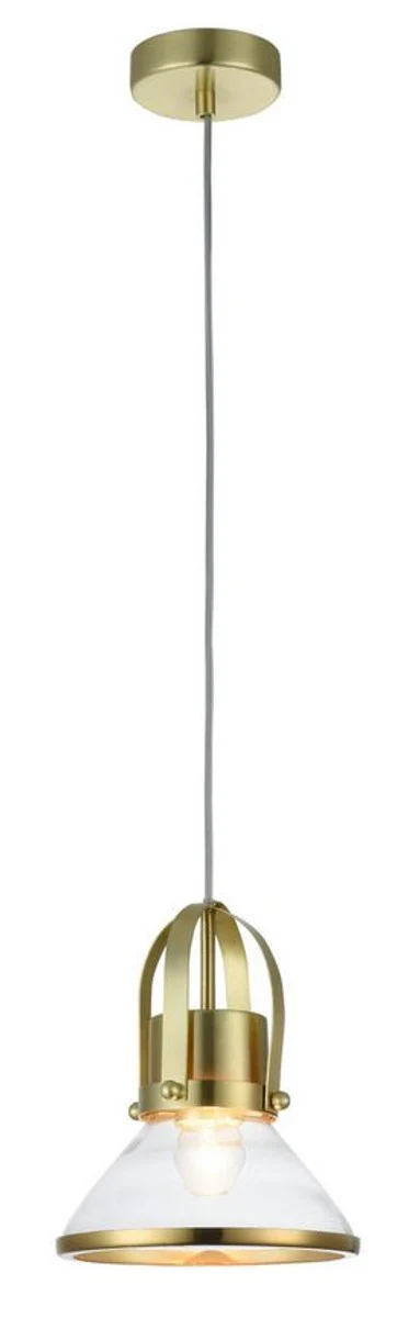 Casa Padrino lámpara colgante / luz colgante de lujo latón colores Ø 18,5 x H. 23 cm - Luces y Lámparas