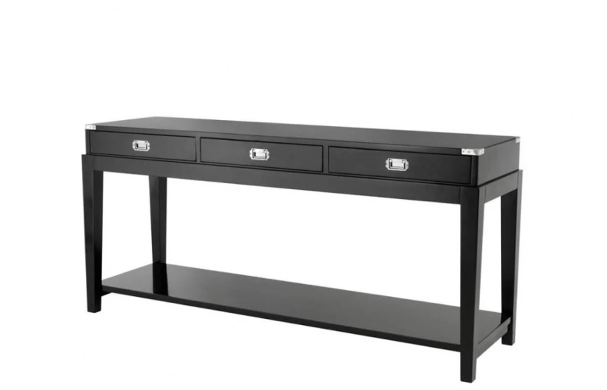 Casa Padrino luxury art deco birch wood console table 162.5 x 47.5 x H. 76 cm - Luxury Console Table