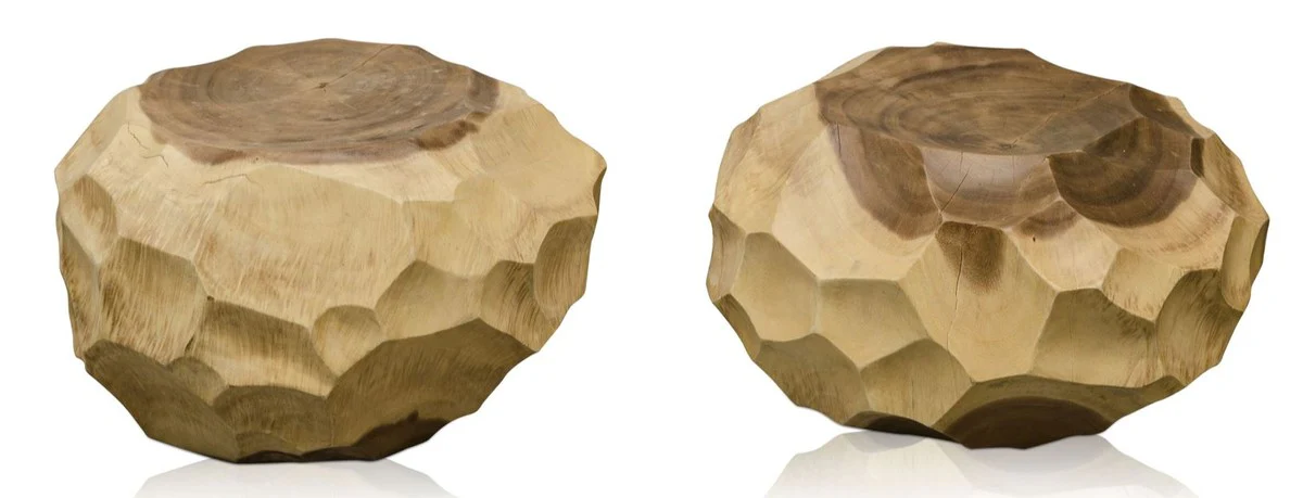 Casa Padrino mesa de auxiliar de lujo colores naturales - Muebles de Salón de Diseño