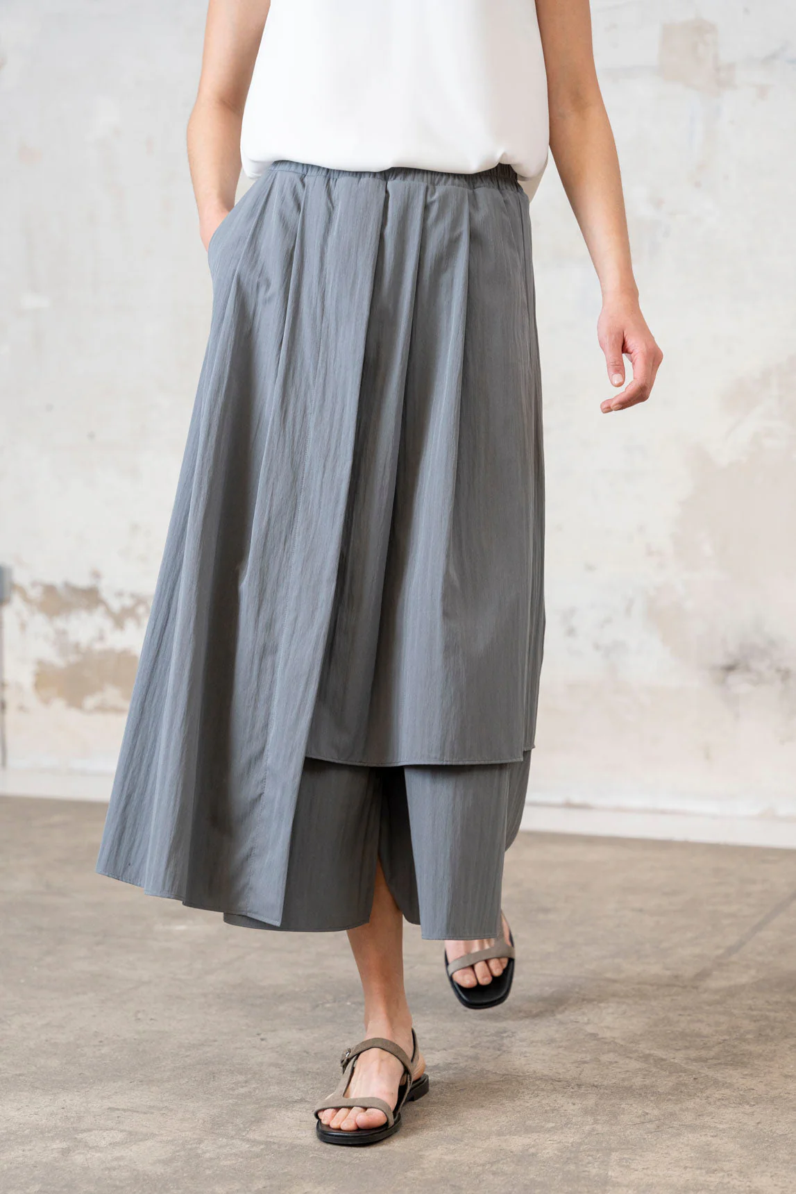 Rivera-spain Falda Marseillan gris