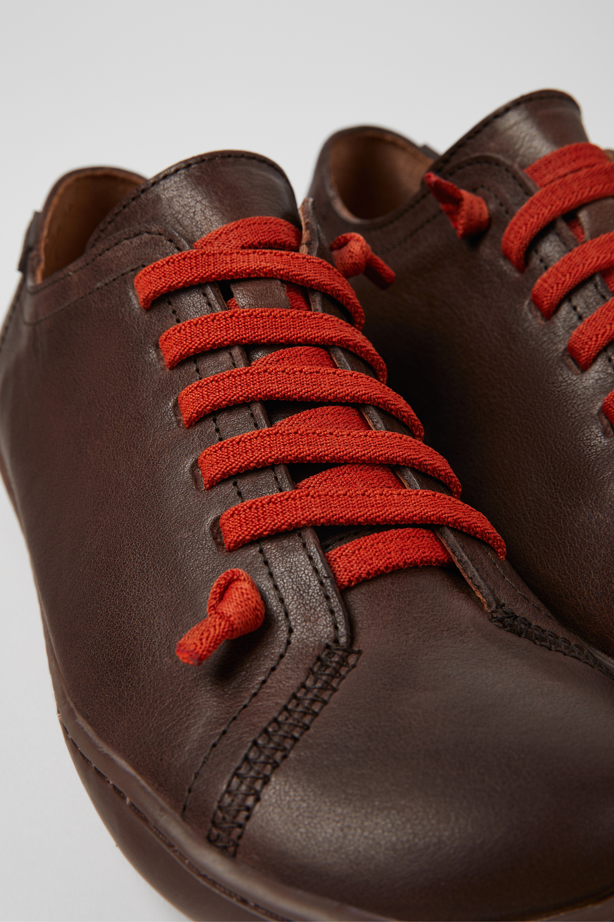 Peu - Brown leather shoes for women