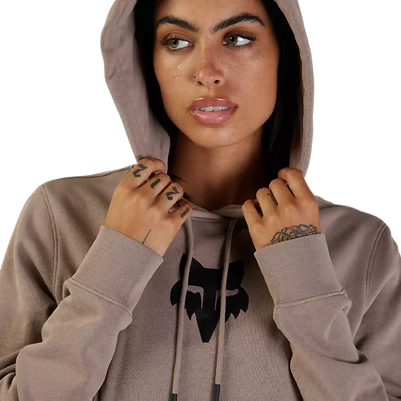 Womens Fox Head Pullover Hoodie