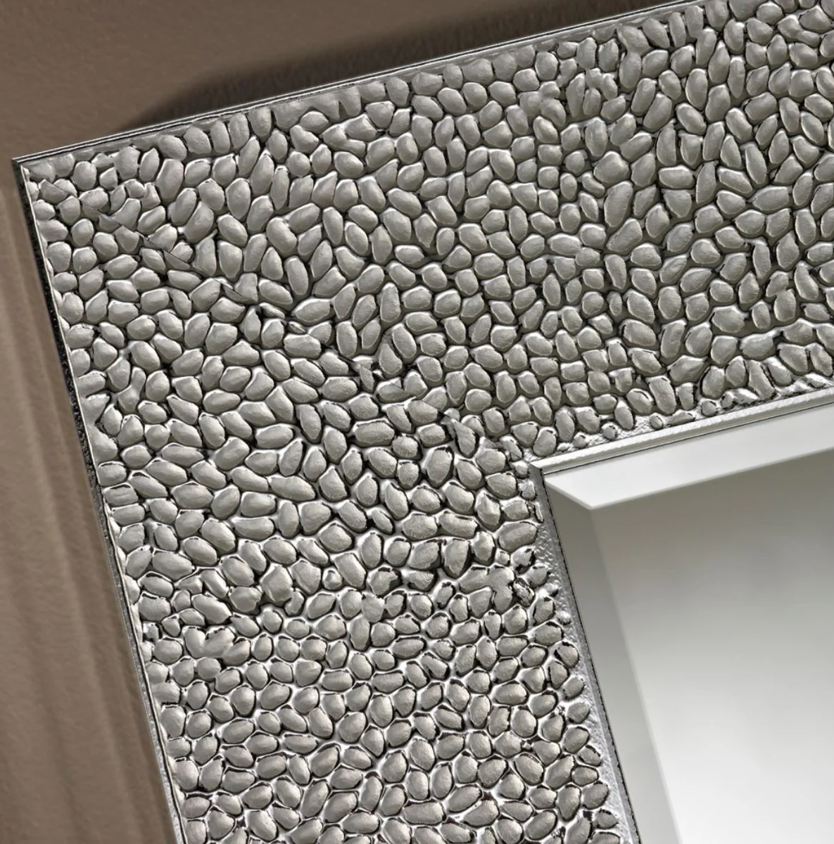 Casa Padrino espejo de sala de estar plata 76 x H. 176 cm - Colecci¨®n de Lujo